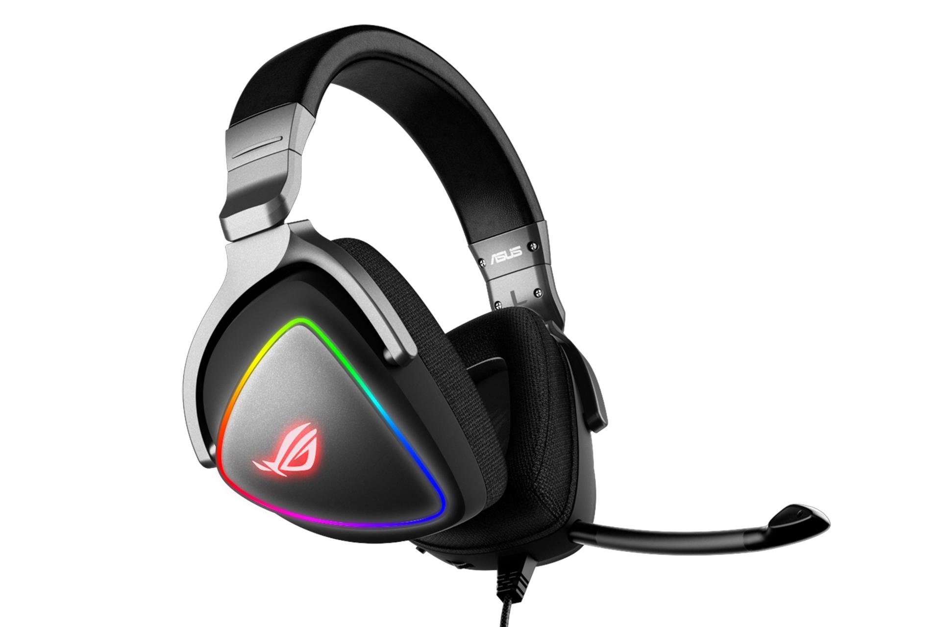 نمای چپ هدست گیمینگ ایسوس Asus ROG Delta