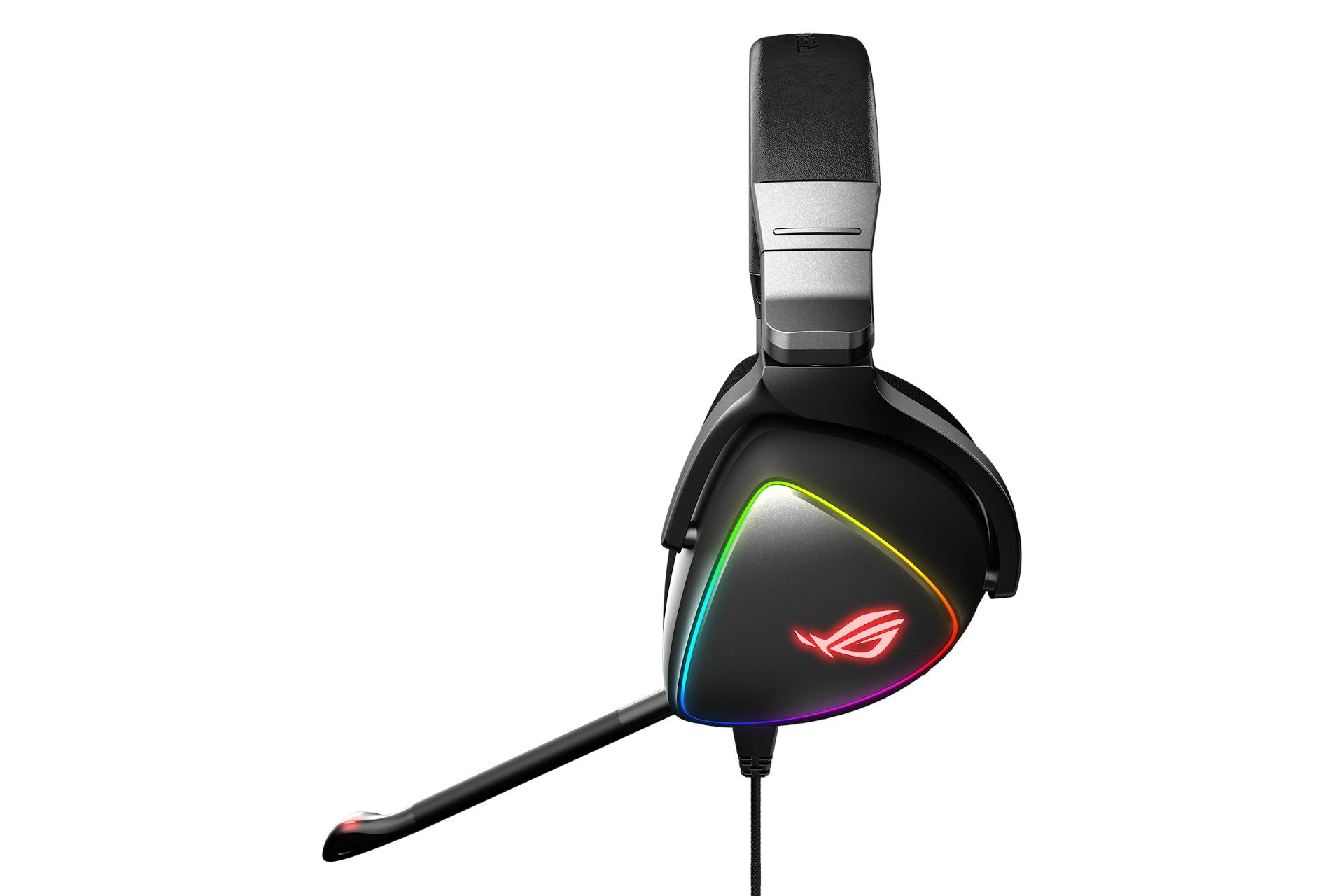 نمای جانبی هدست گیمینگ ایسوس Asus ROG Delta