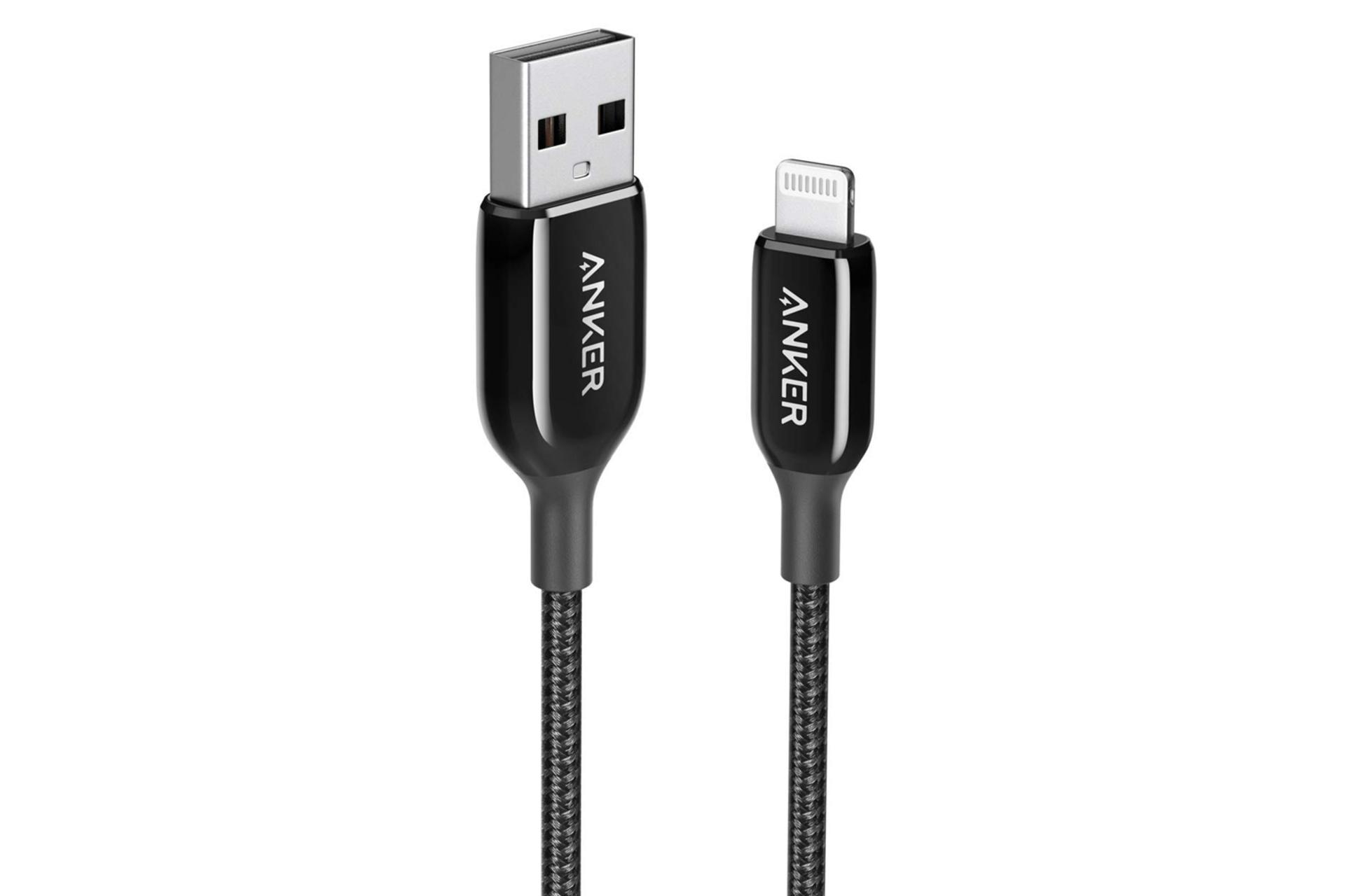 کانکتور کابل شارژ USB انکر USB به Lightning مدل A8823 PowerLine+ III با طول 1.8 متر