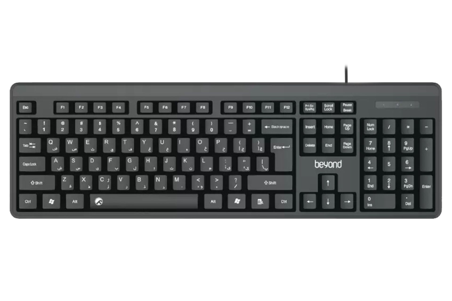 کیبورد بیاند BK-3455 نمای بالا