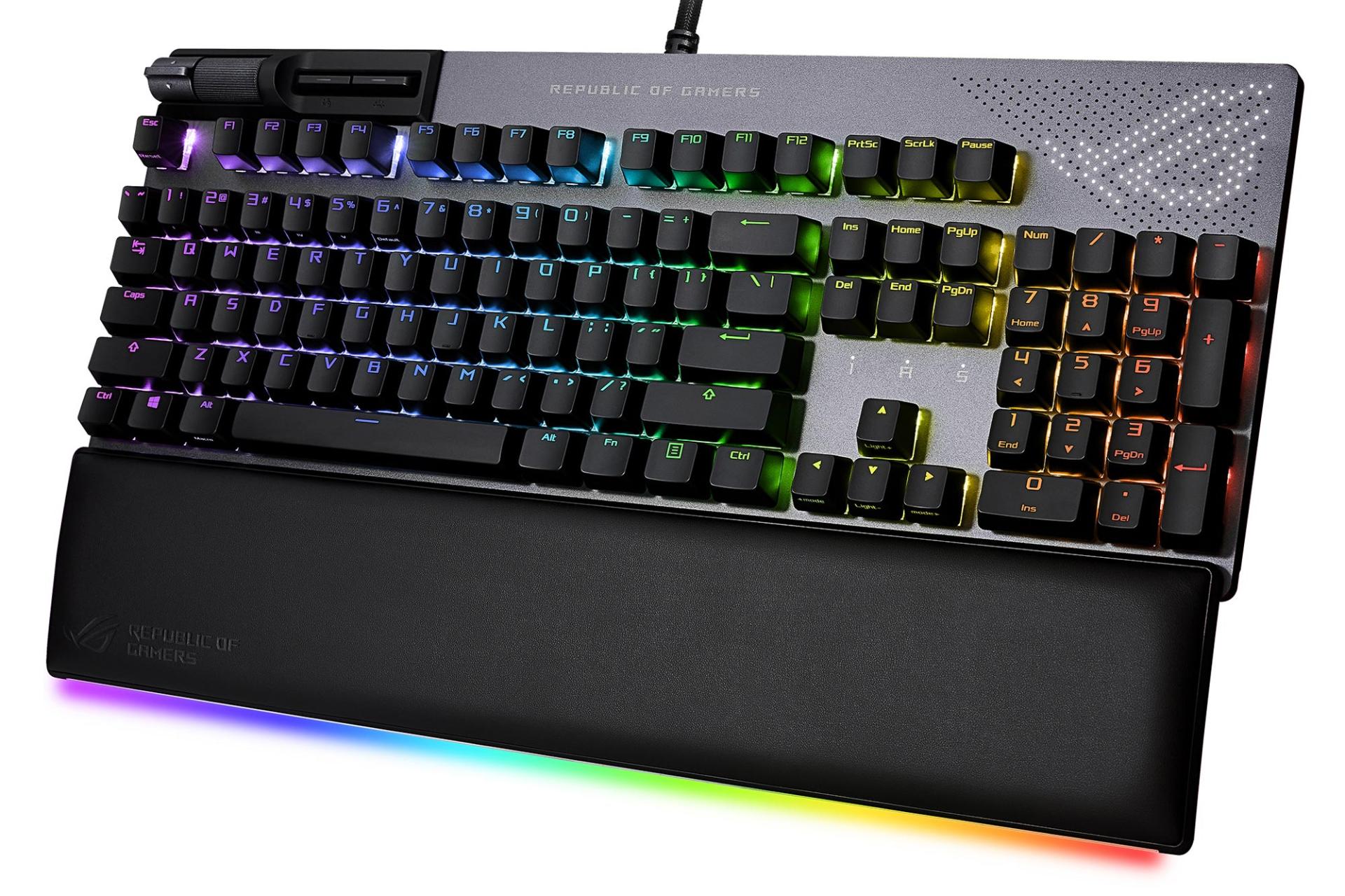 ابعاد کیبورد ایسوس ASUS ROG Strix Flare II Animate