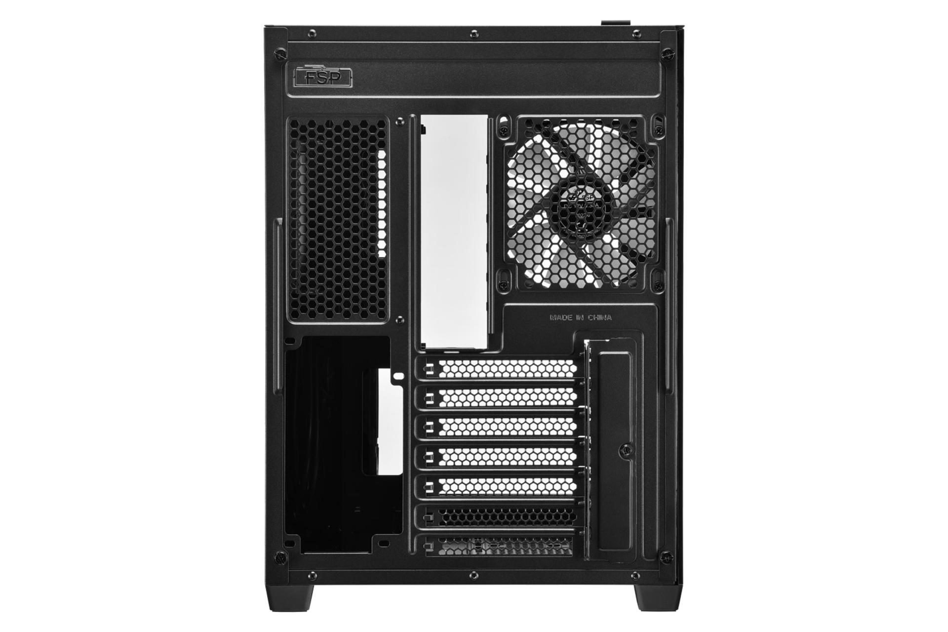 کیس کامپیوتر اف اس پی FSP CMT380B نمای پشت