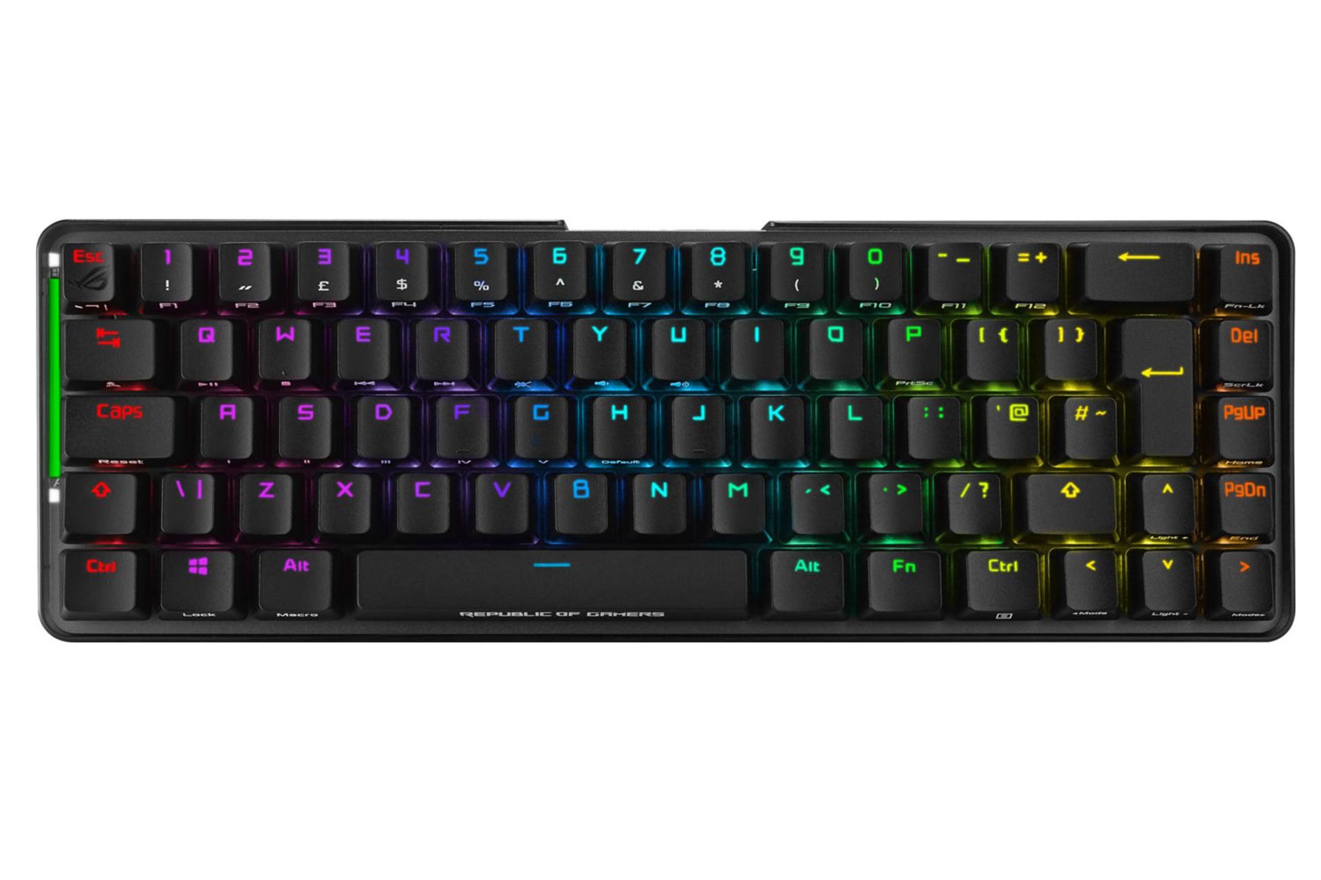 نمای روبرو کیبورد ایسوس ROG Falchion