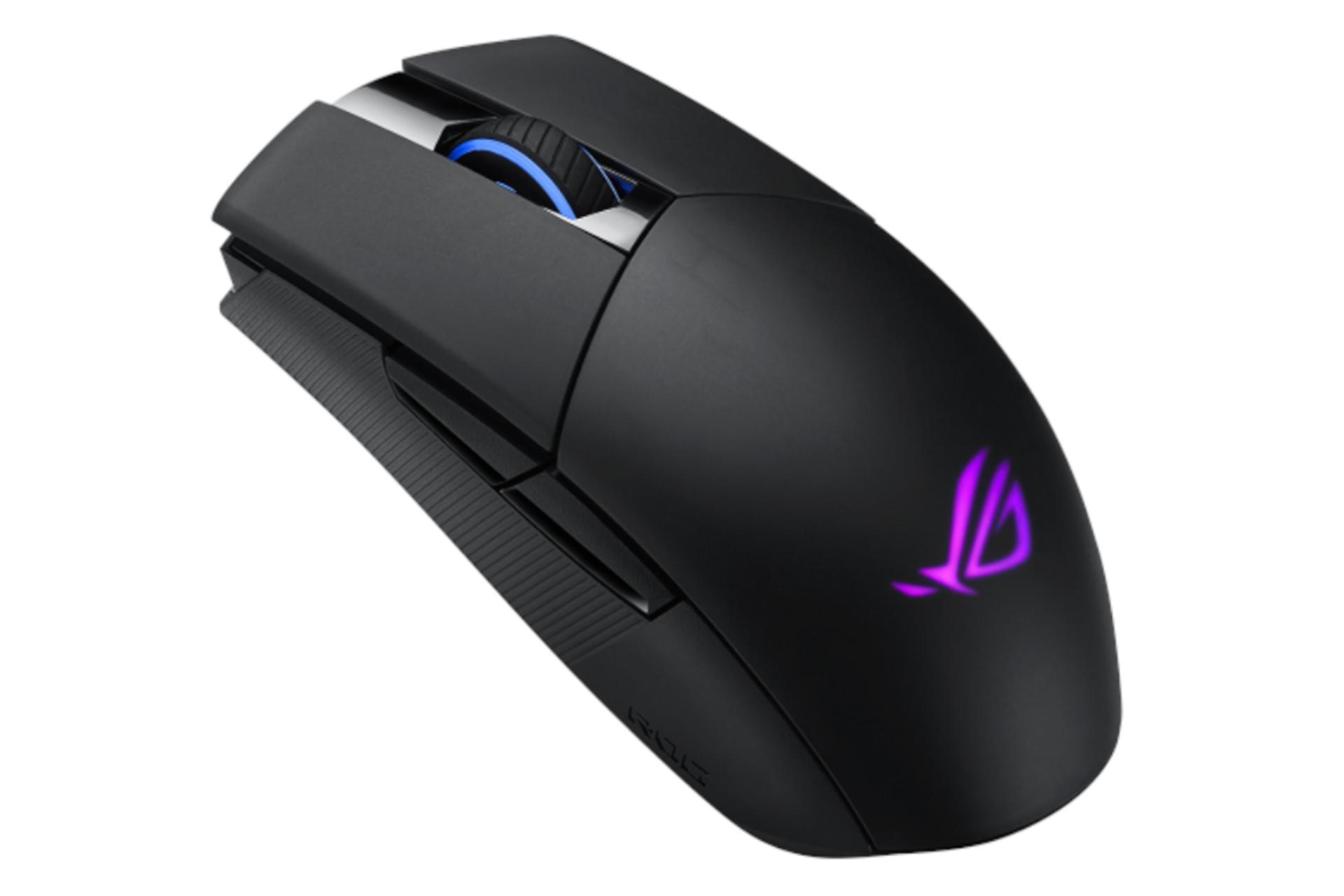 نمای جانبی ماوس ایسوس ROG Strix Impact II