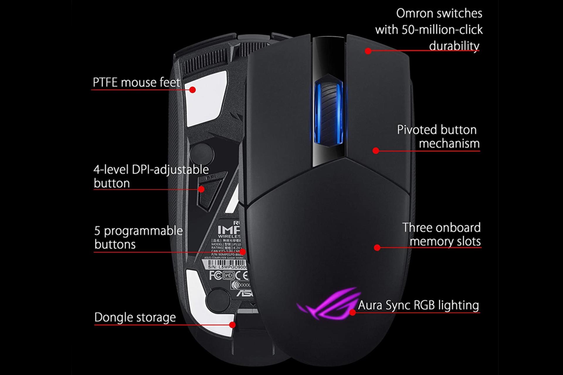 ماوس ایسوس ROG Strix Impact II