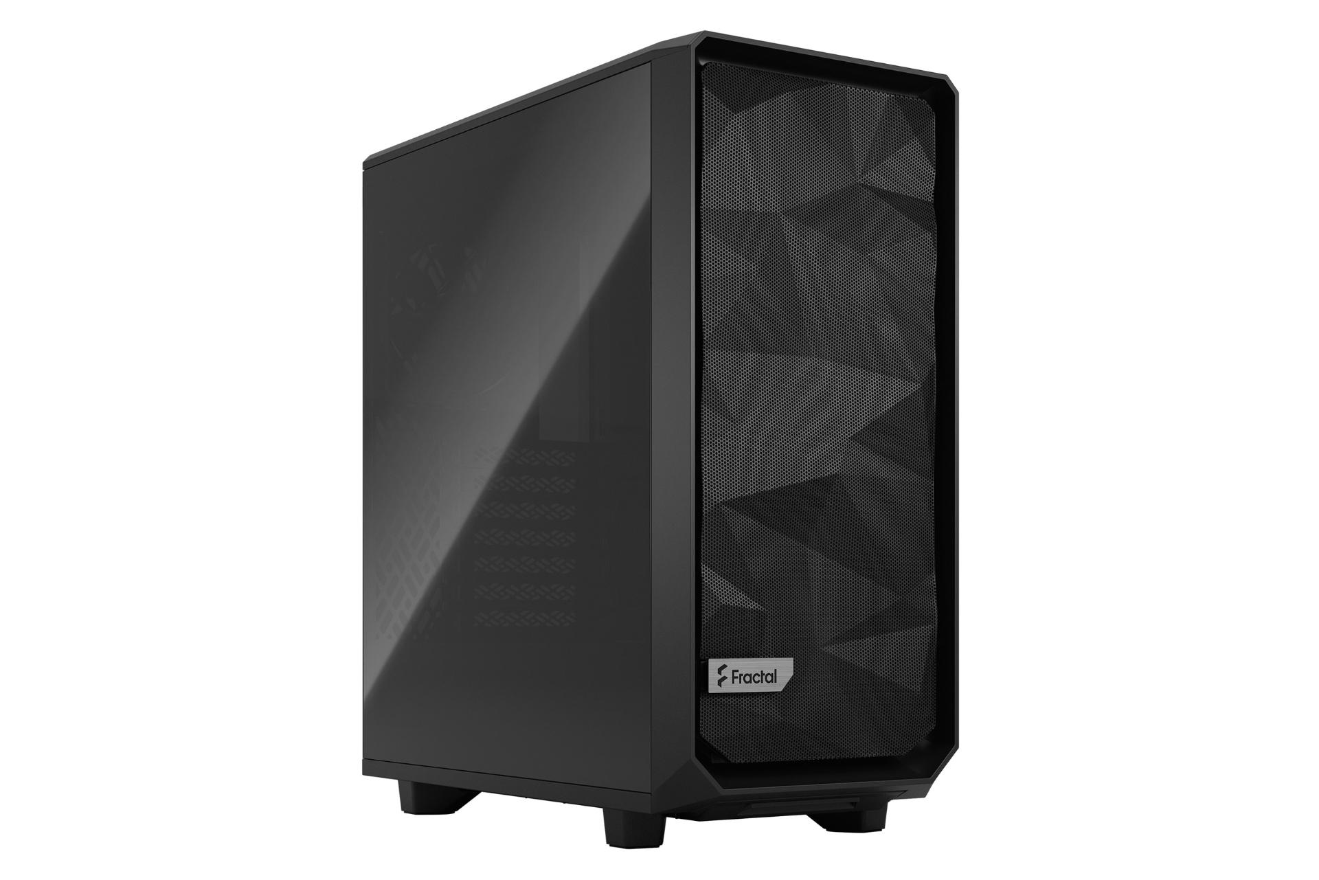 ابعاد کیس کامپیوتر فرکتال دیزاین Meshify 2 Compact Black TG Dark Tint