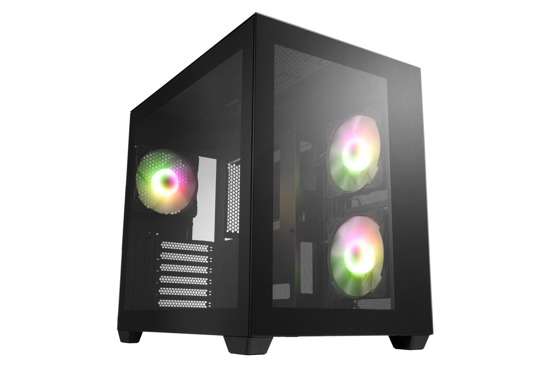 کیس کامپیوتر اف اس پی FSP CMT380B نمای چپ