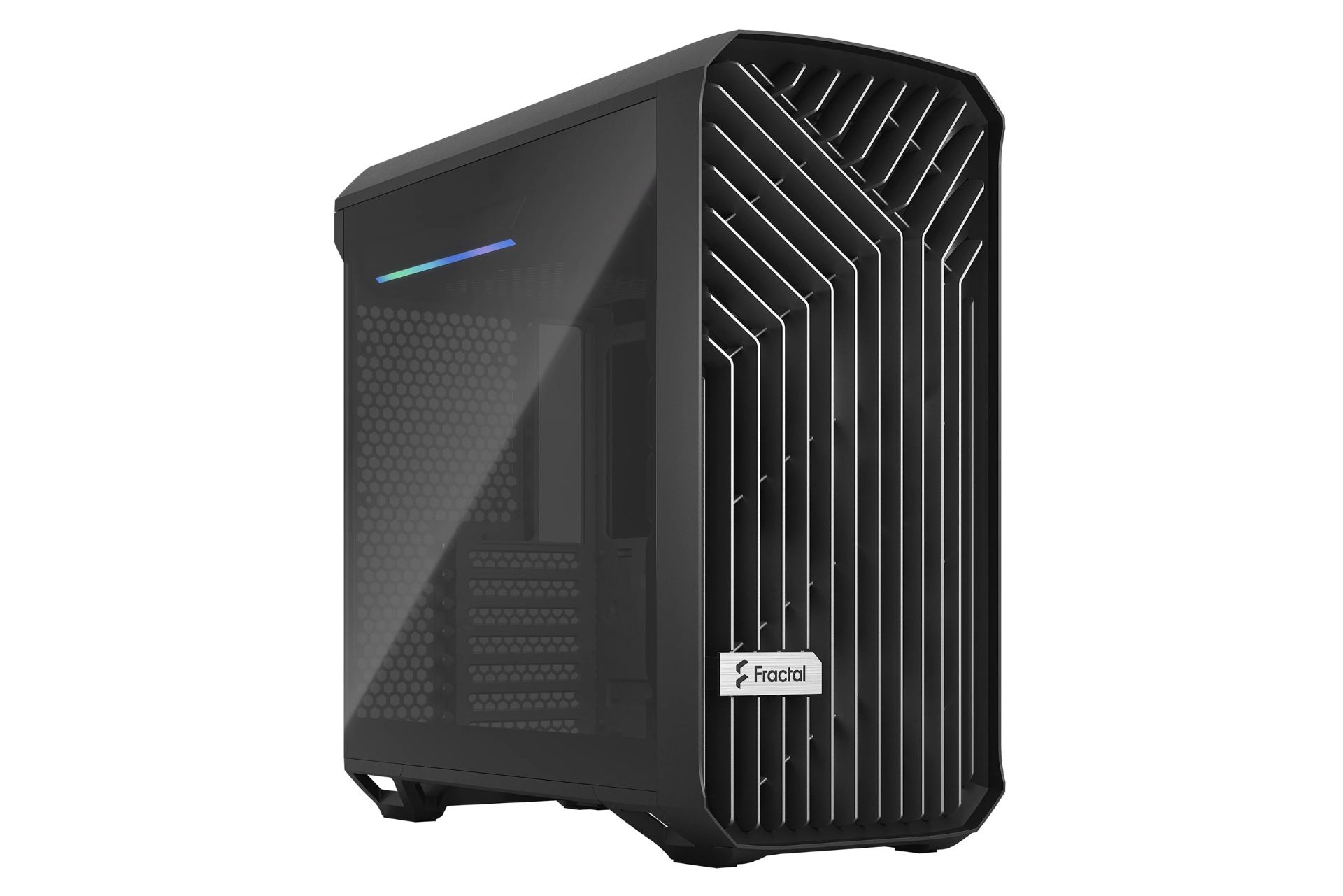 ابعاد کیس کامپیوتر فرکتال دیزاین Torrent Compact Black TG Dark Tint