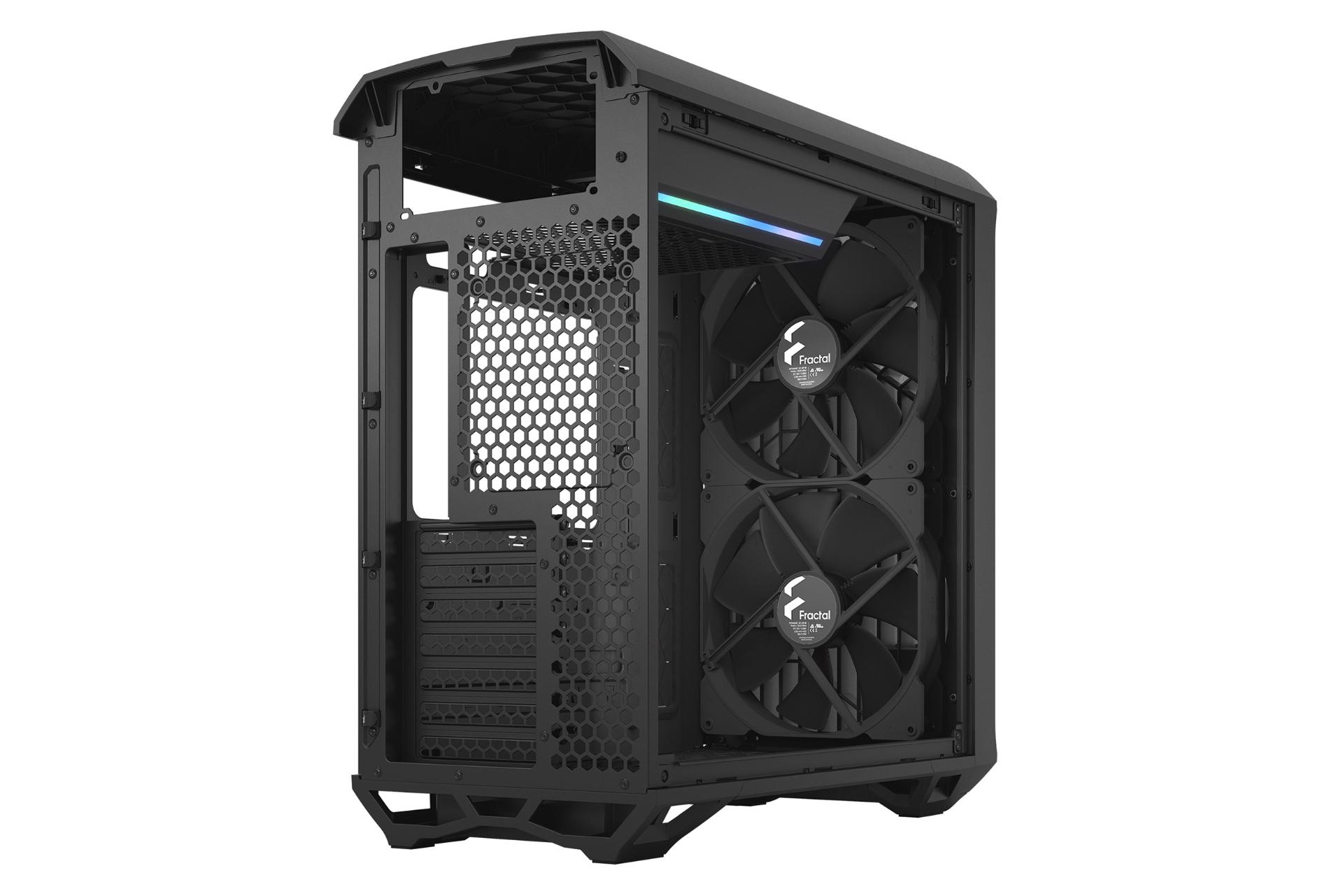 کیس کامپیوتر فرکتال دیزاین Torrent Compact Black TG Dark Tint