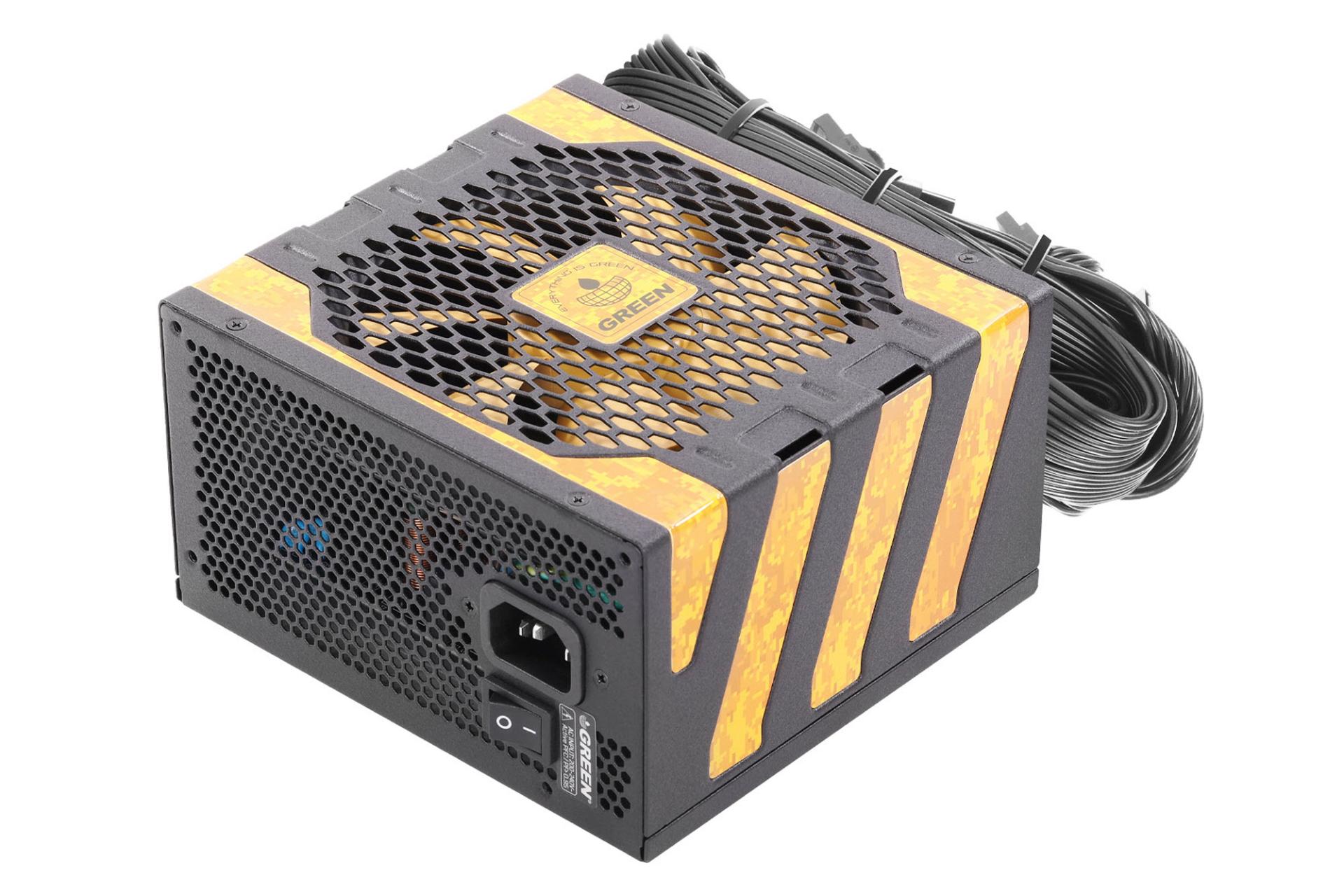 مرجع متخصصين ايران ابعاد پاور كامپيوتر گرين GREEN GP700A-UK EVO با توان 700 وات