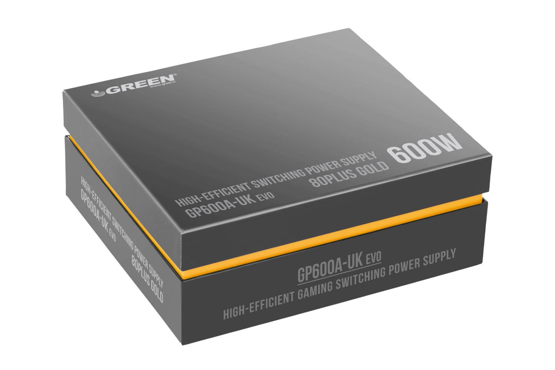 جعبه پاور کامپیوتر گرین GREEN GP600A-UK EVO با توان 600 وات
