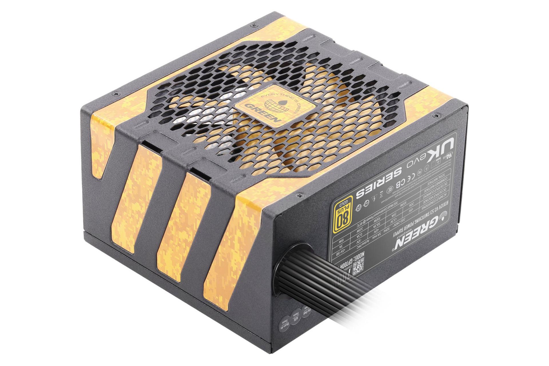 کانکتور پاور کامپیوتر گرین GREEN GP700A-UK EVO با توان 700 وات