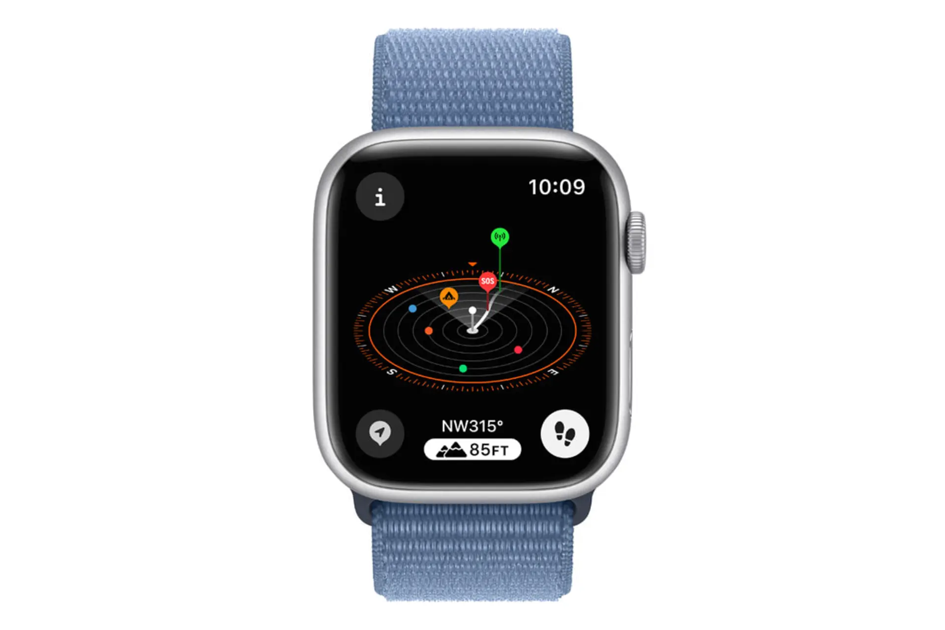 مرجع متخصصين ايران Apple Watch Series 9 / ساعت هوشمند اپل واچ سري 9 نقره اي