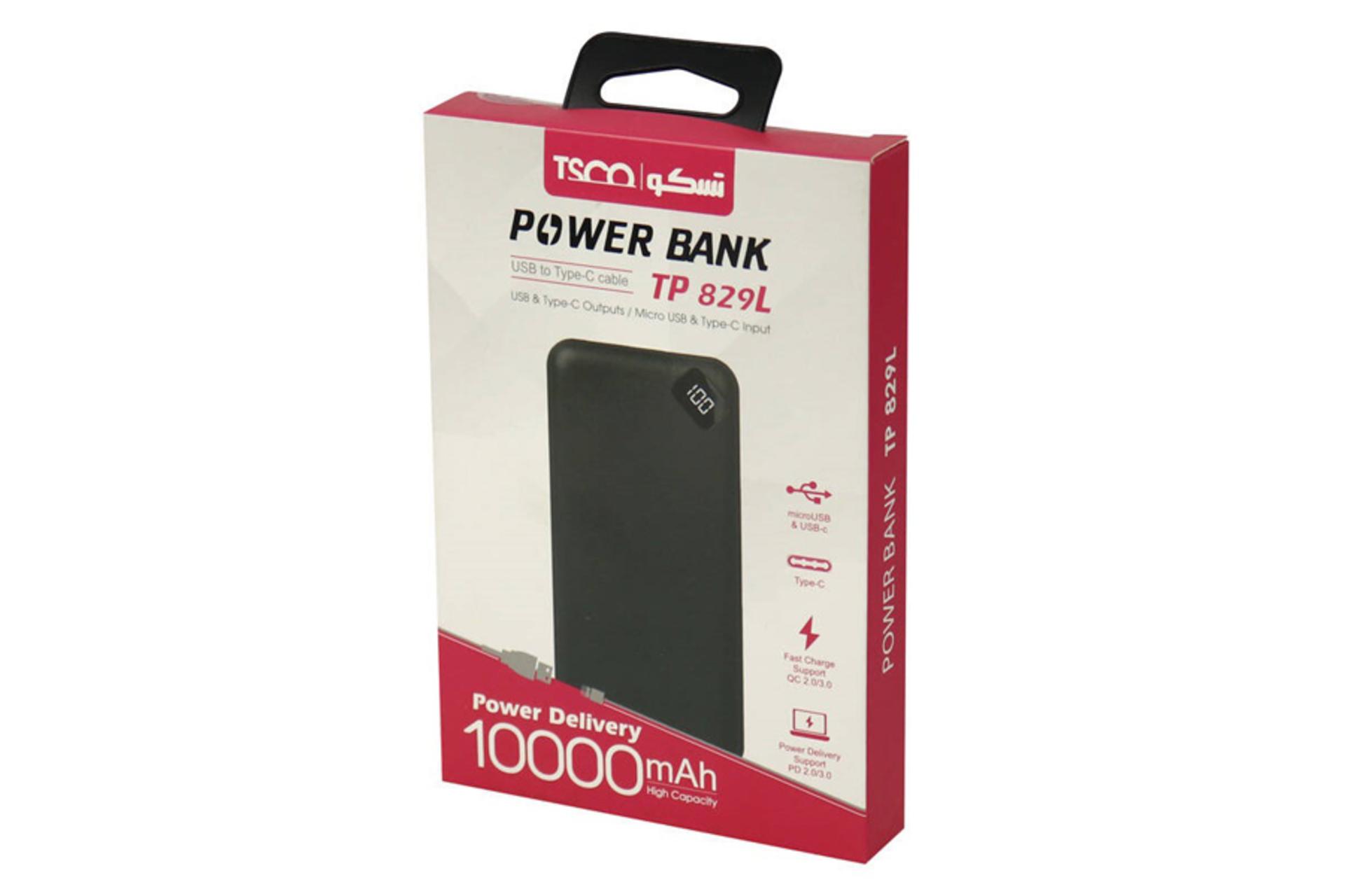 جعبه پاور بانک تسکو TP 829L