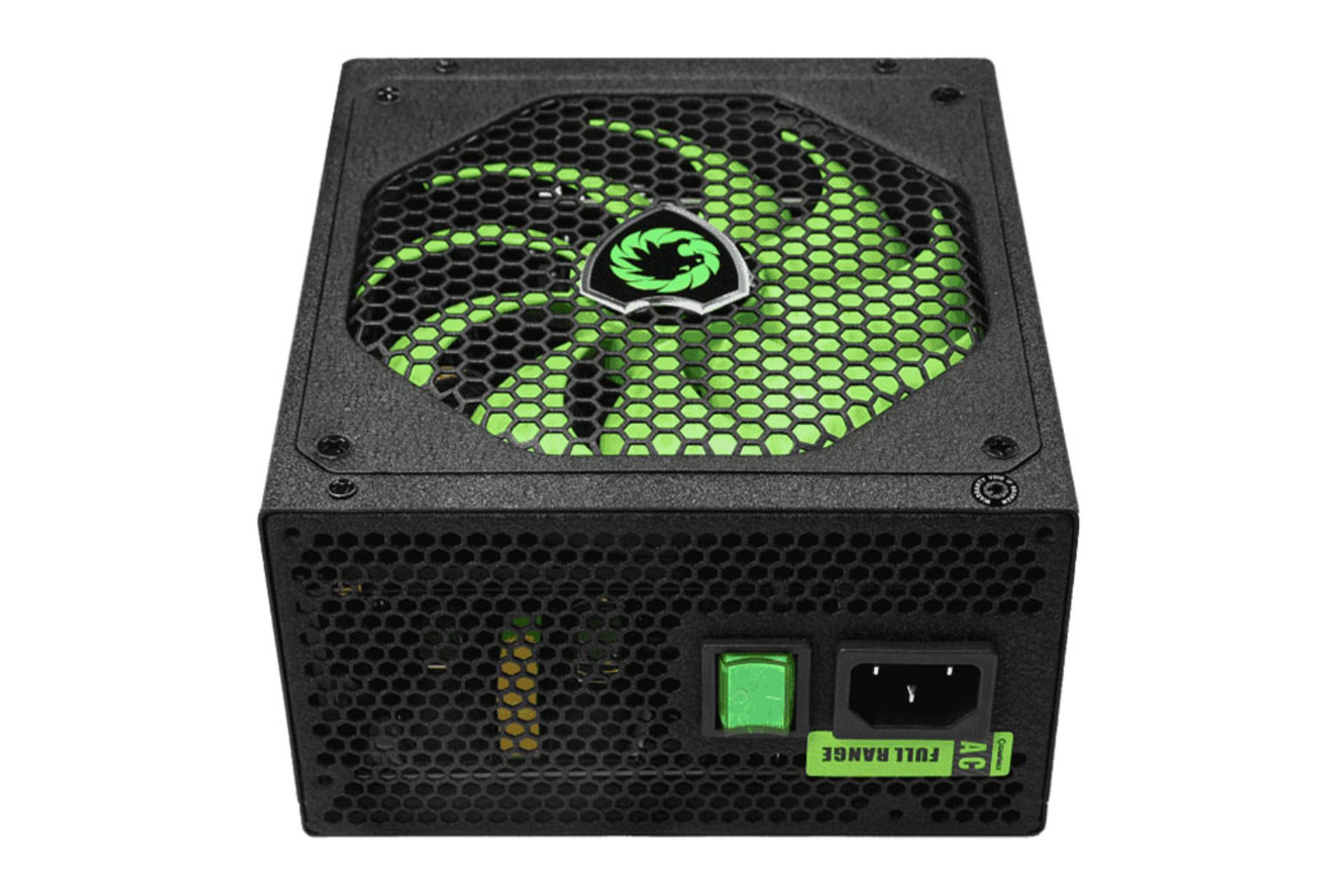 پاور کامپیوتر گیم مکس GM-700 با توان 700 وات نمای جانبی