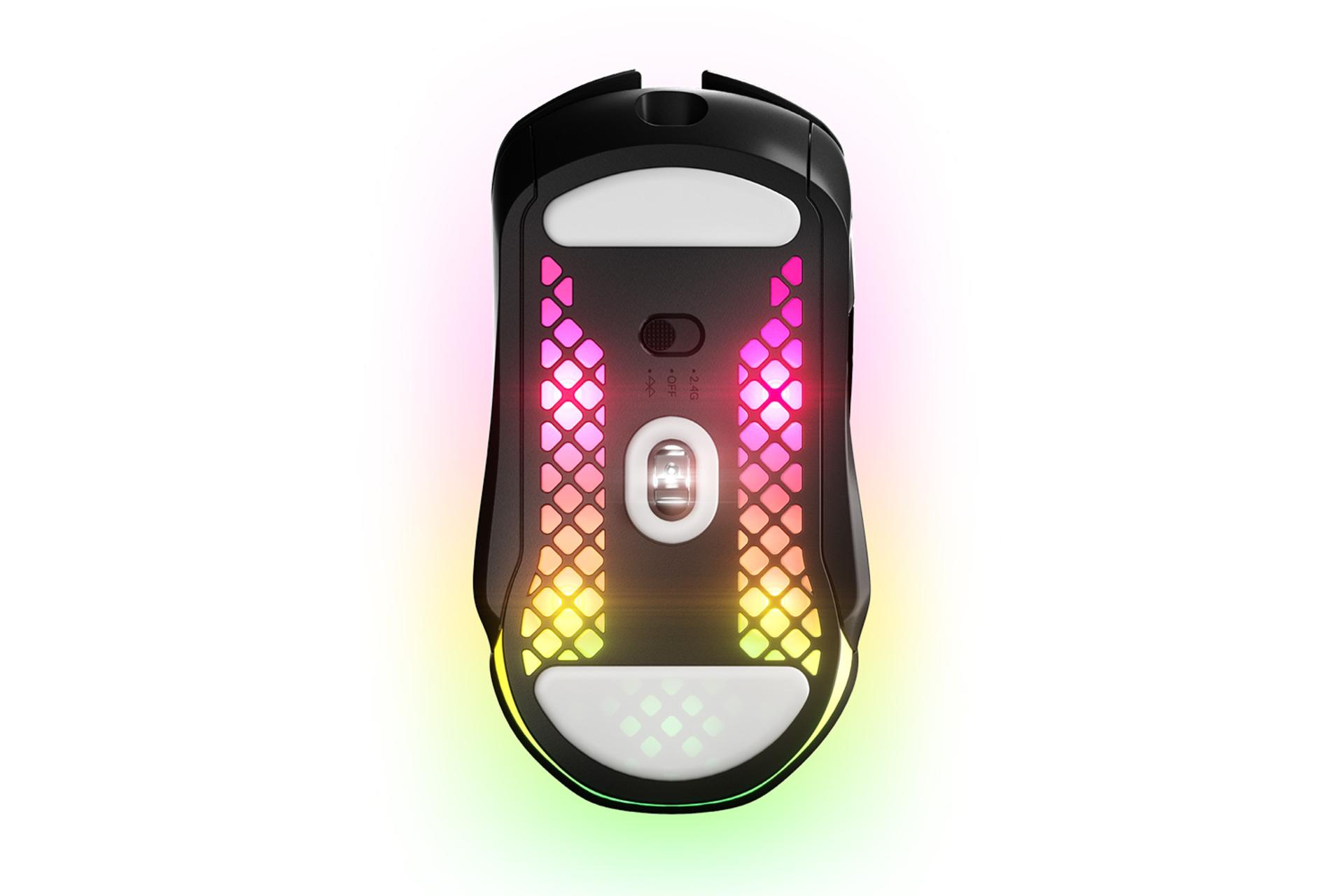 نمای پایین ماوس استیل سریز SteelSeries AEROX 5 WIRELESS