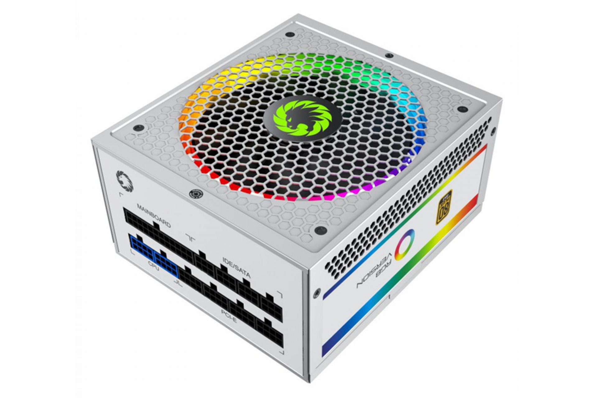 کانکتور پاور کامپیوتر گیم مکس GameMax RGB-850 White با توان 850 وات