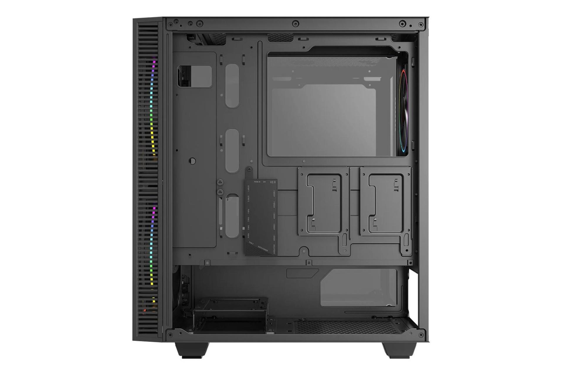 نمای داخل سمت راست کیس کامپیوتر گیم مکس Black Hole