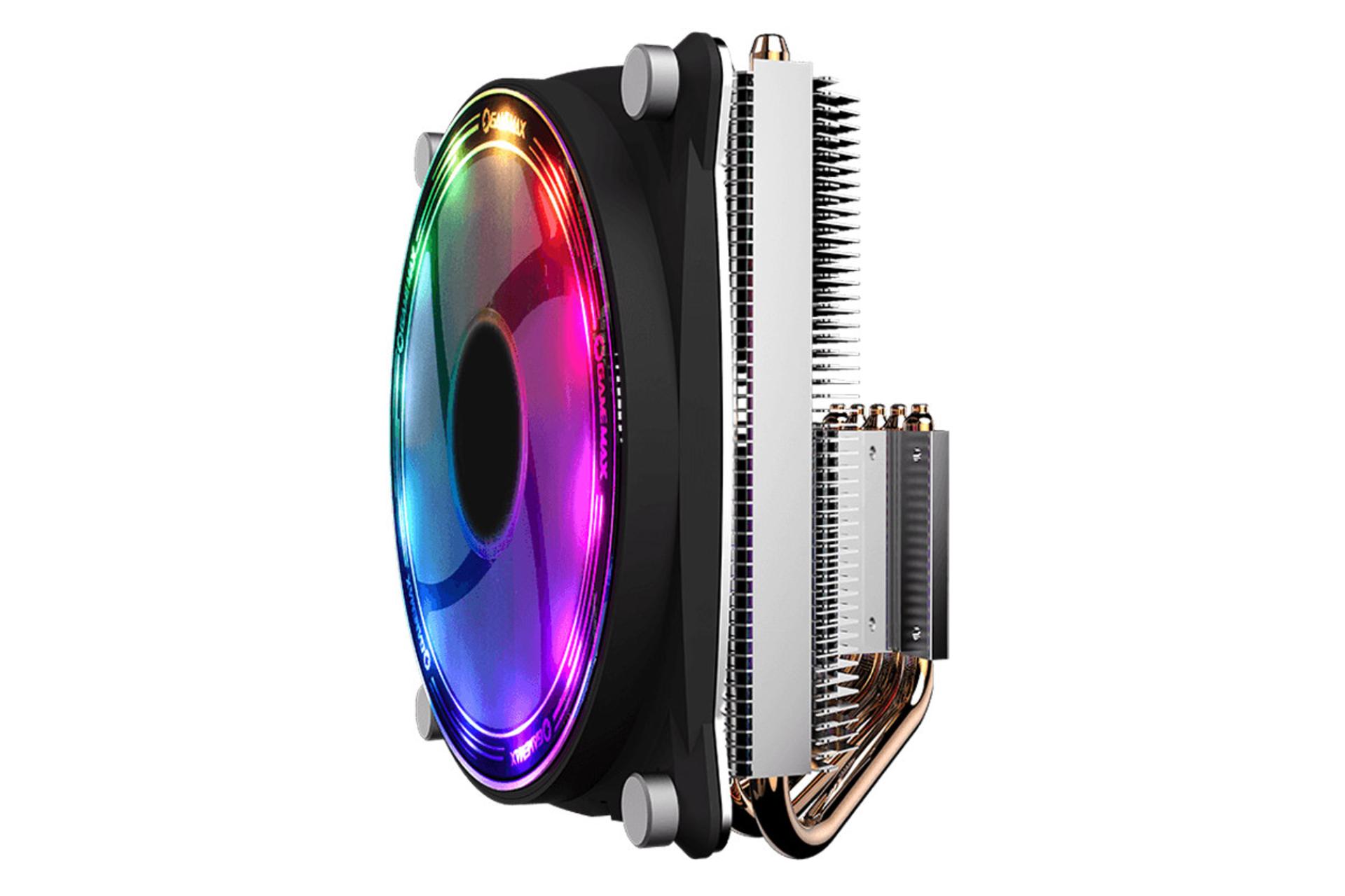 نمای راست خنک کننده پردازنده گیم مکس Gamma 300 Rainbow