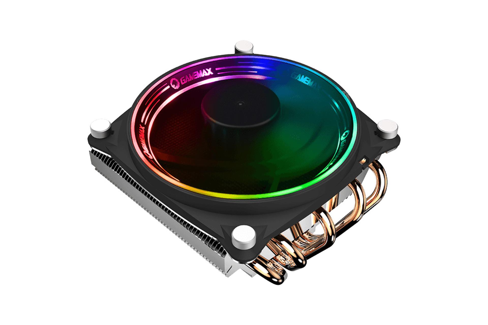 نمای بالای خنک کننده پردازنده گیم مکس Gamma 300 Rainbow