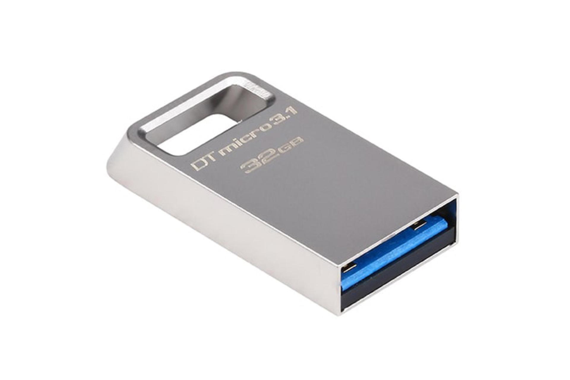 نمای جانبی فلش مموری کینگستون DataTraveler Micro 3.1 ظرفیت 32 گیگابایت