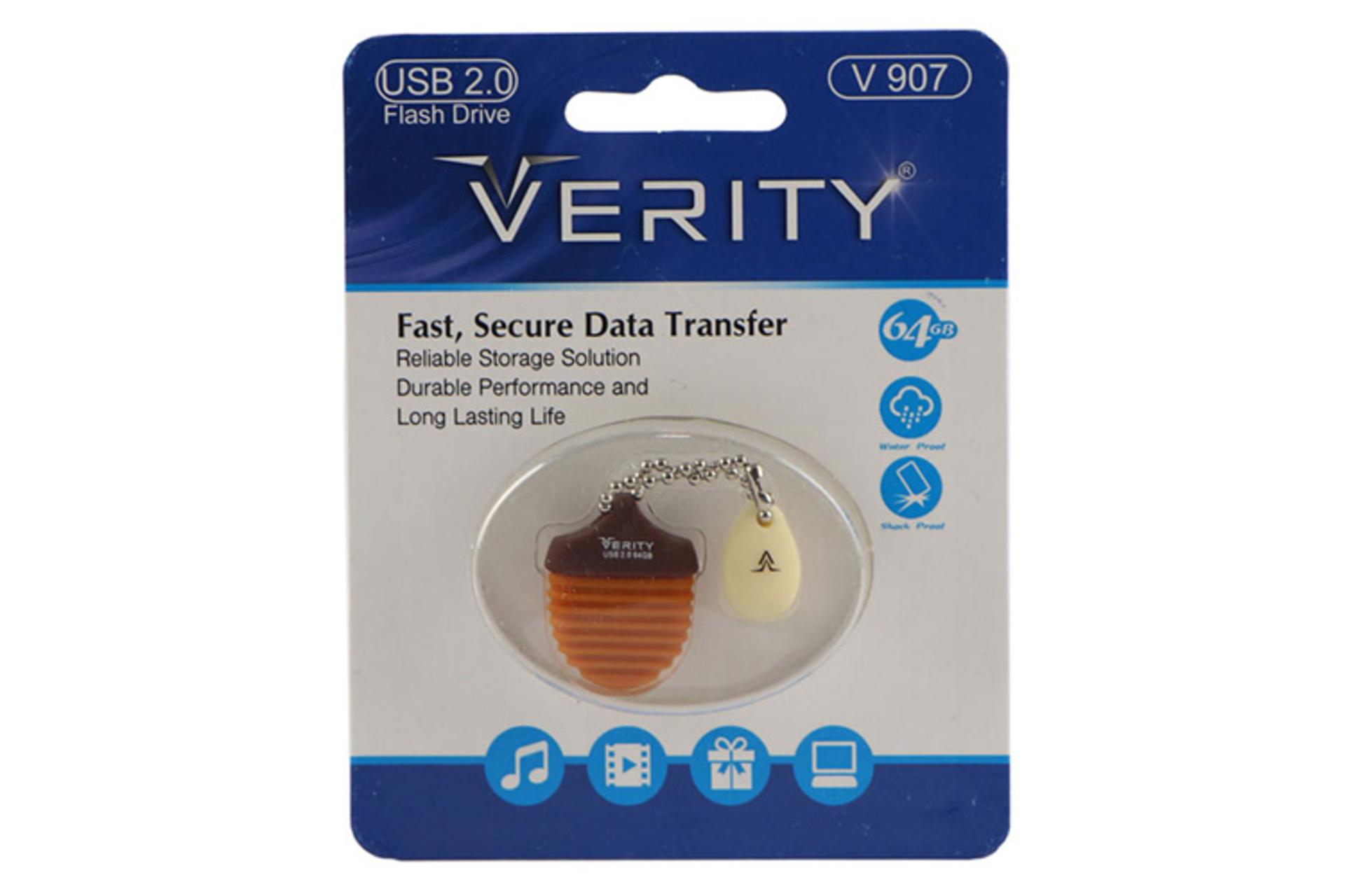 جعبه فلش مموری وریتی V907 ظرفیت 64 گیگابایت