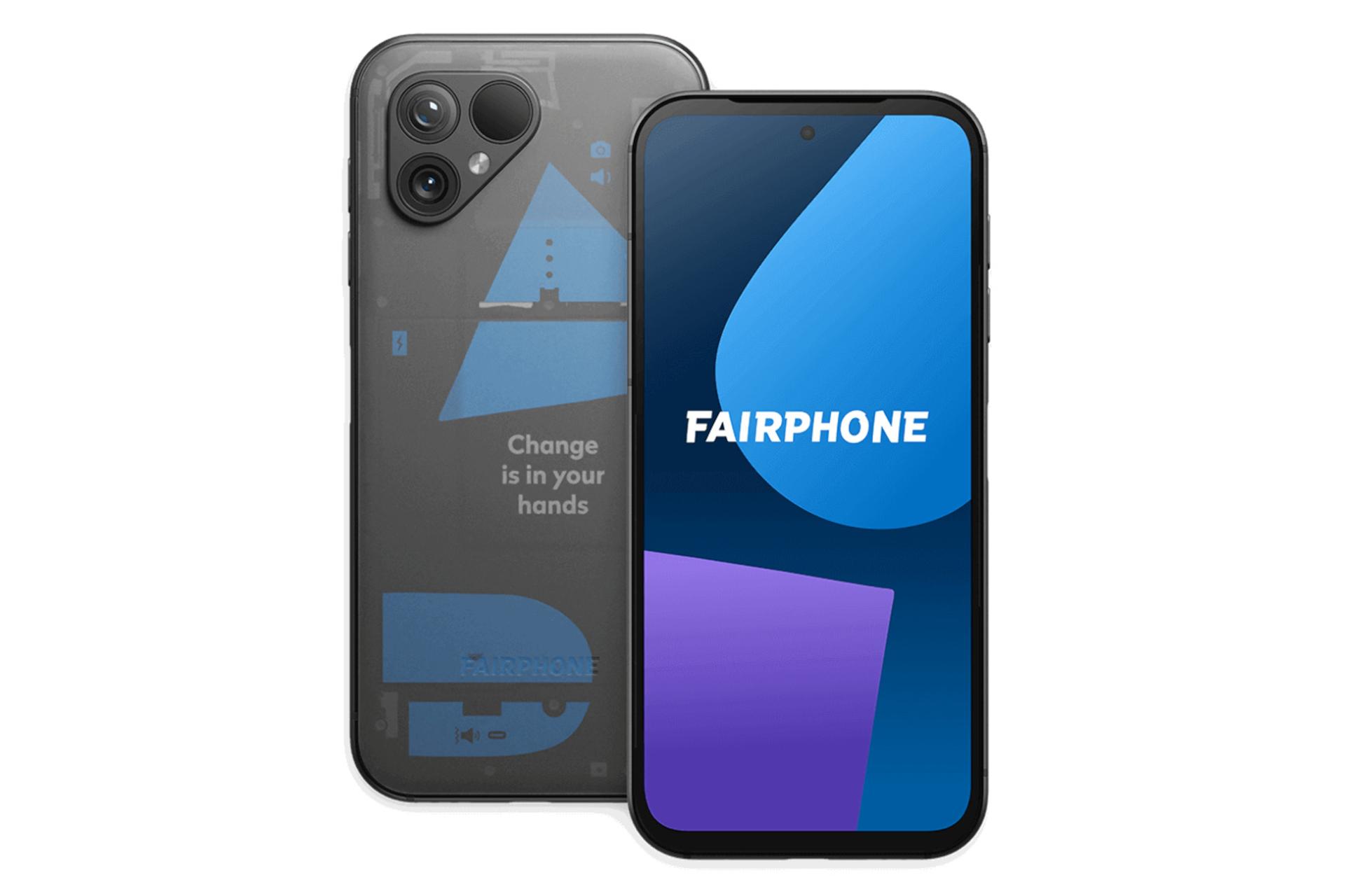 Fairphone 5 / گوشی موبایل فیرفون 5 شفاف