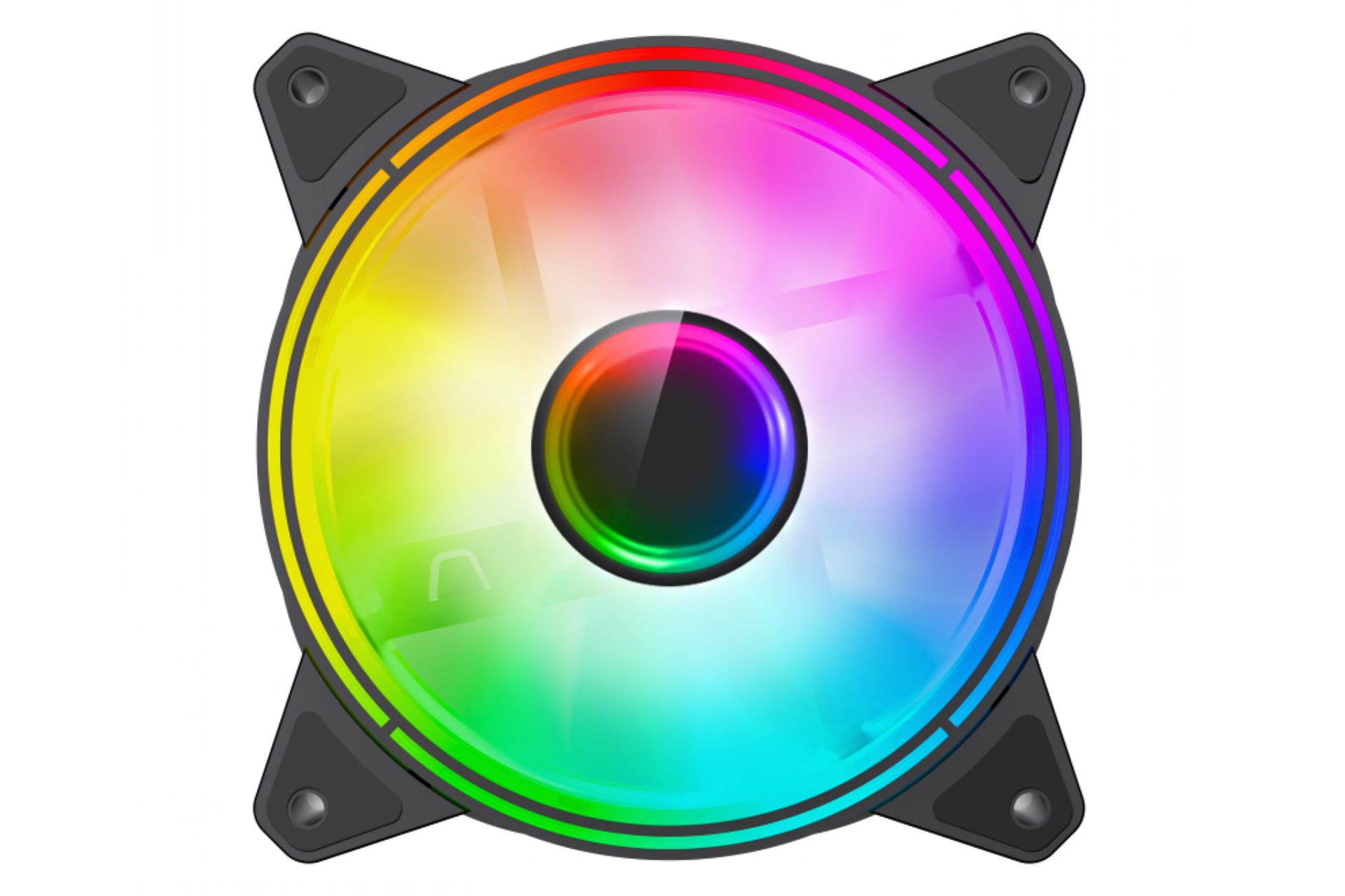 ابعاد فن کیس گیم مکس FN-12Rainbow-Q-Infinity