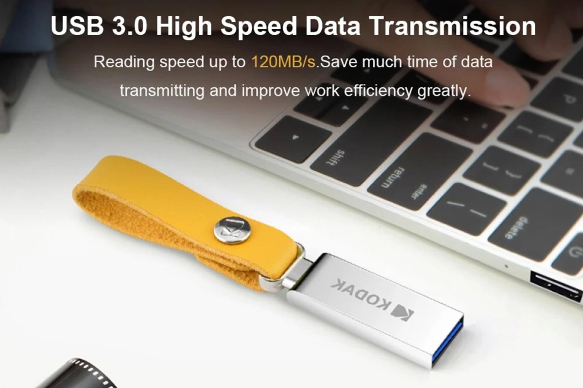 سرعت فلش مموری کداک K123