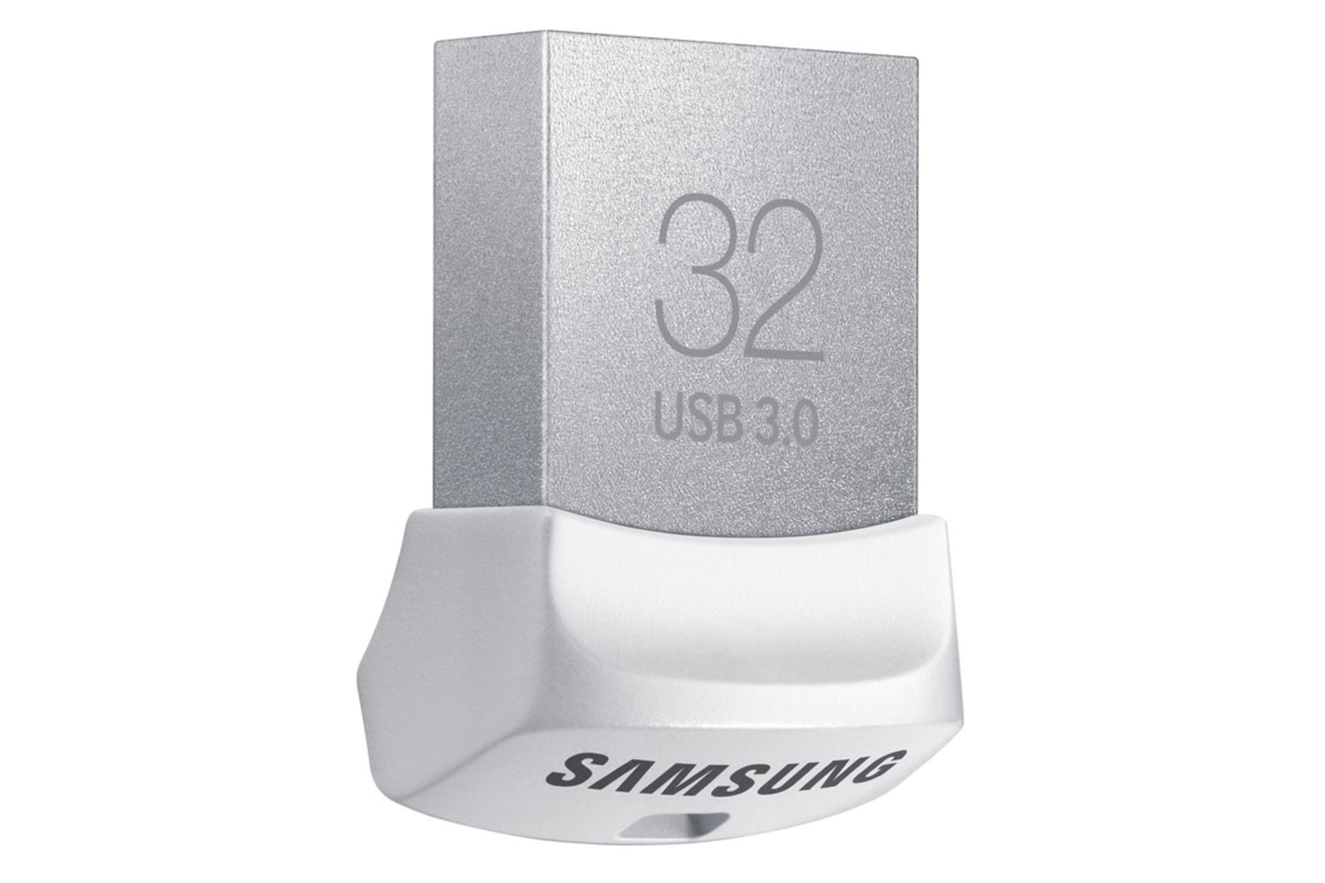 نمای چپ فلش مموری سامسونگ Fit MUF-32BB ظرفیت 32 گیگابایت