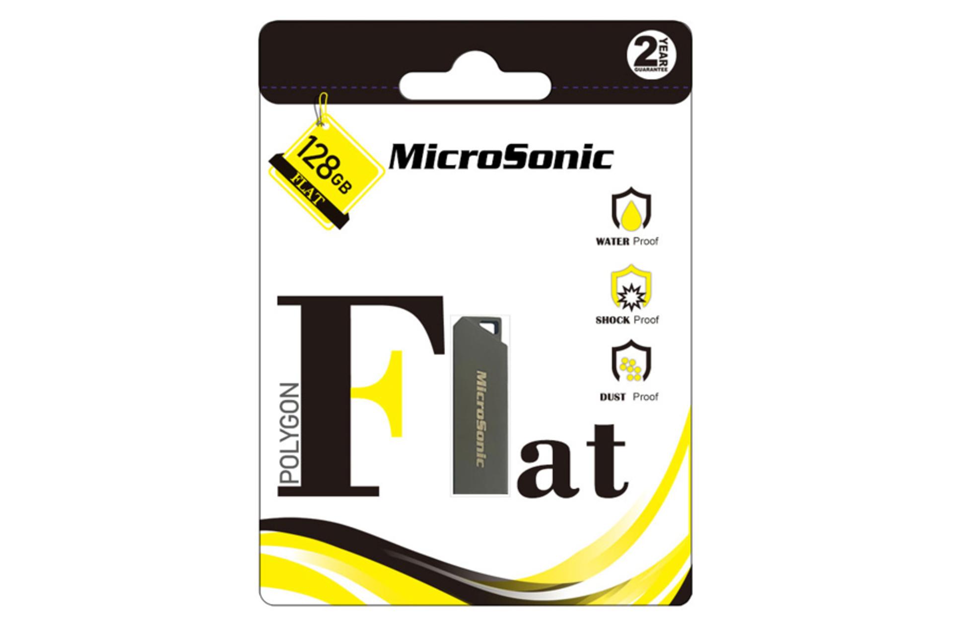 فلش مموری میکروسونیک Flat ظرفیت 128 گیگابایت