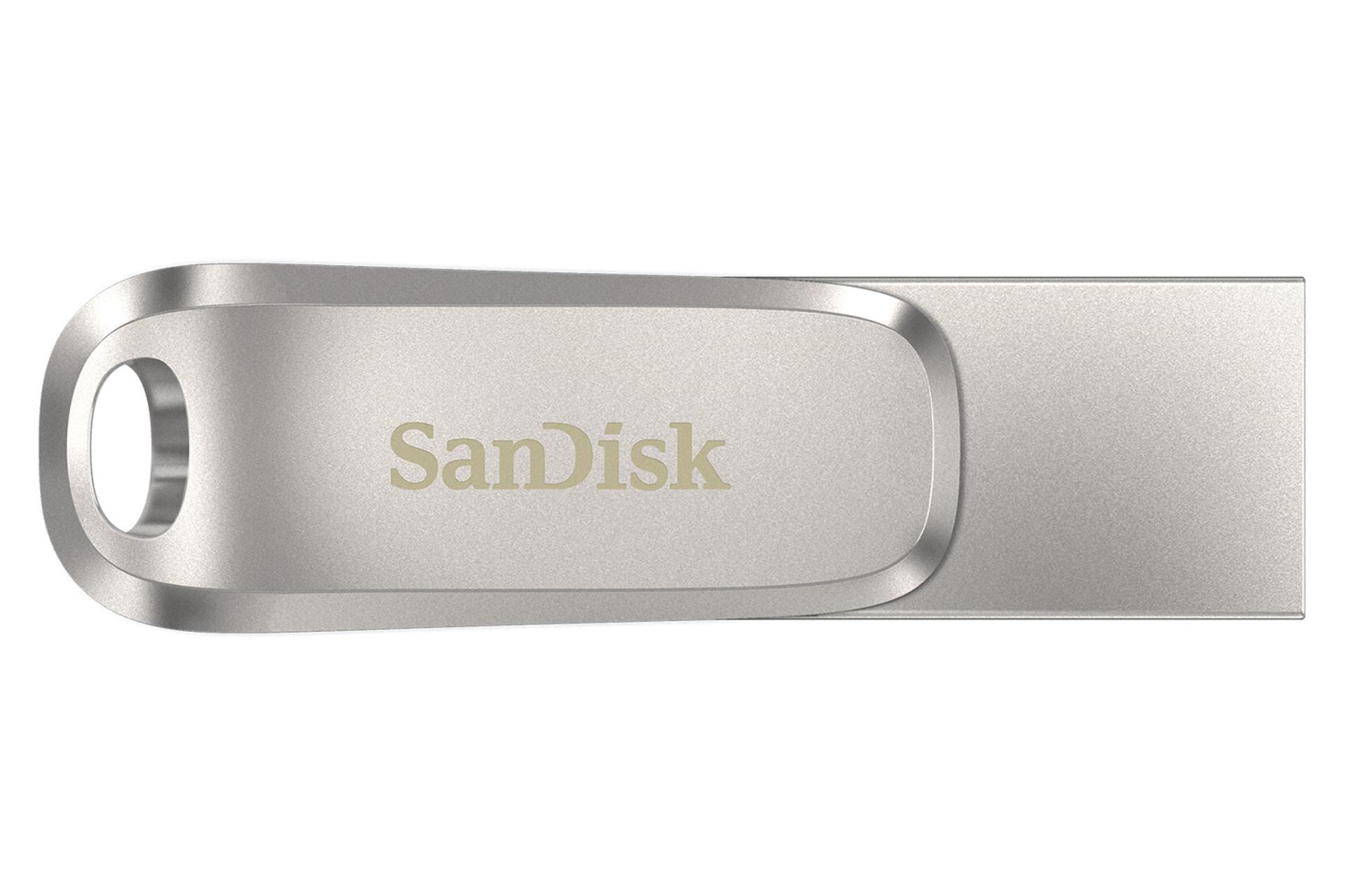 مرجع متخصصين ايران نماي روبروي سن ديسك مدل Ultra Dual Drive Luxe USB Type-C ظرفيت 64 گيگابايت