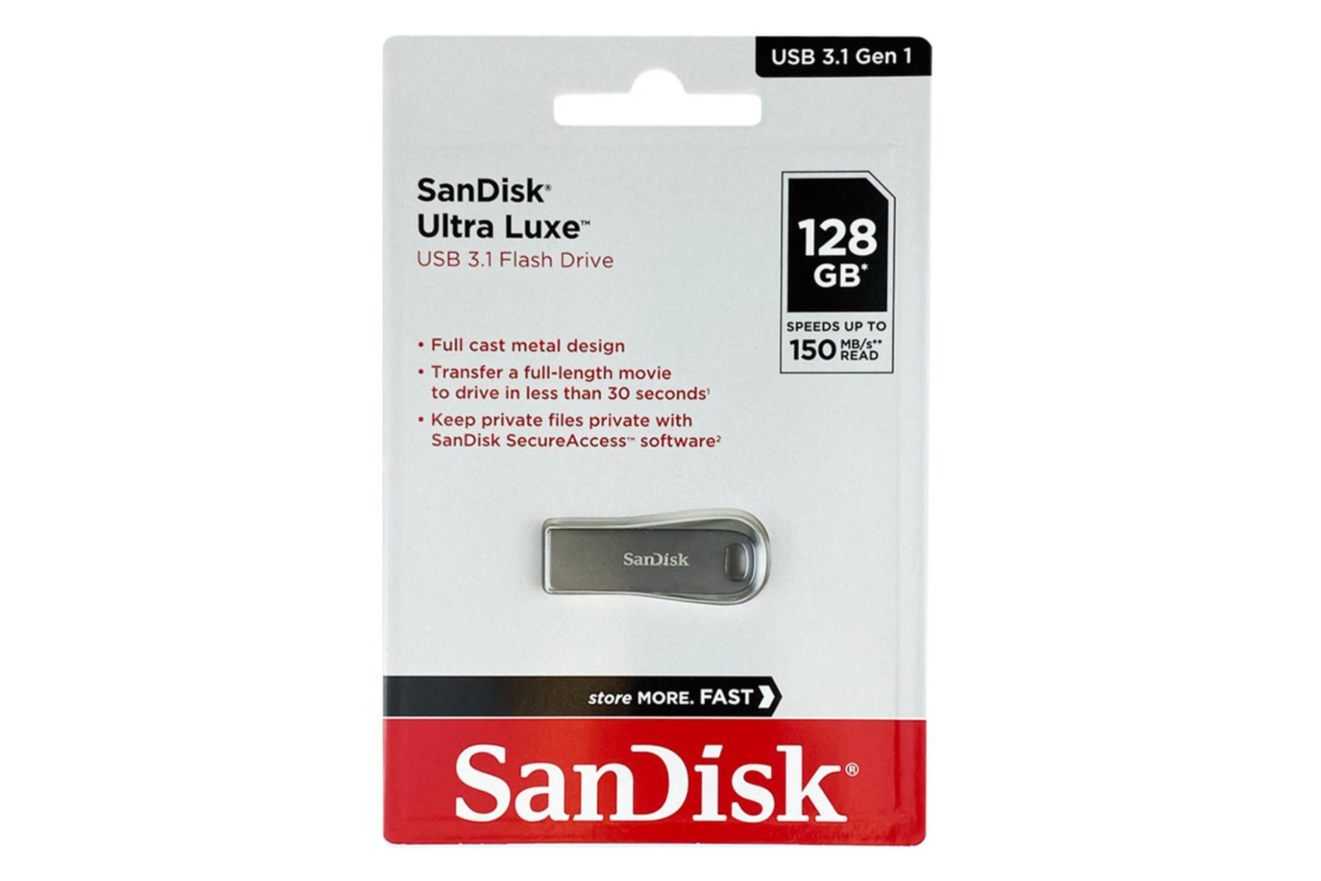 سن دیسک مدل Ultra Luxe CZ74 جعبه