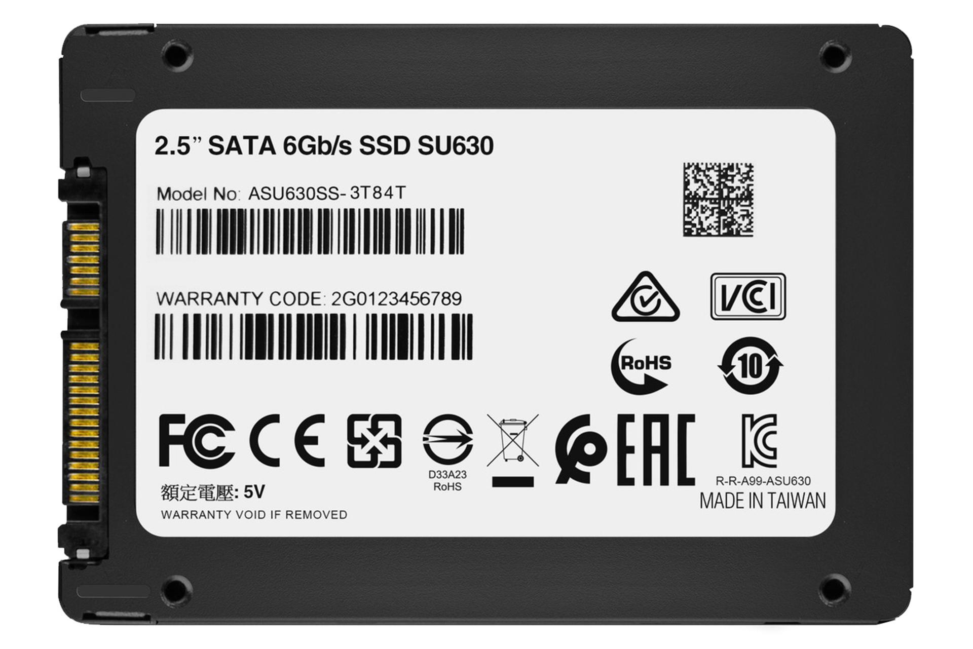 SSD ای دیتا Ultimate SU630 SATA 2.5 Inch ظرفیت 3.84 ترابایت