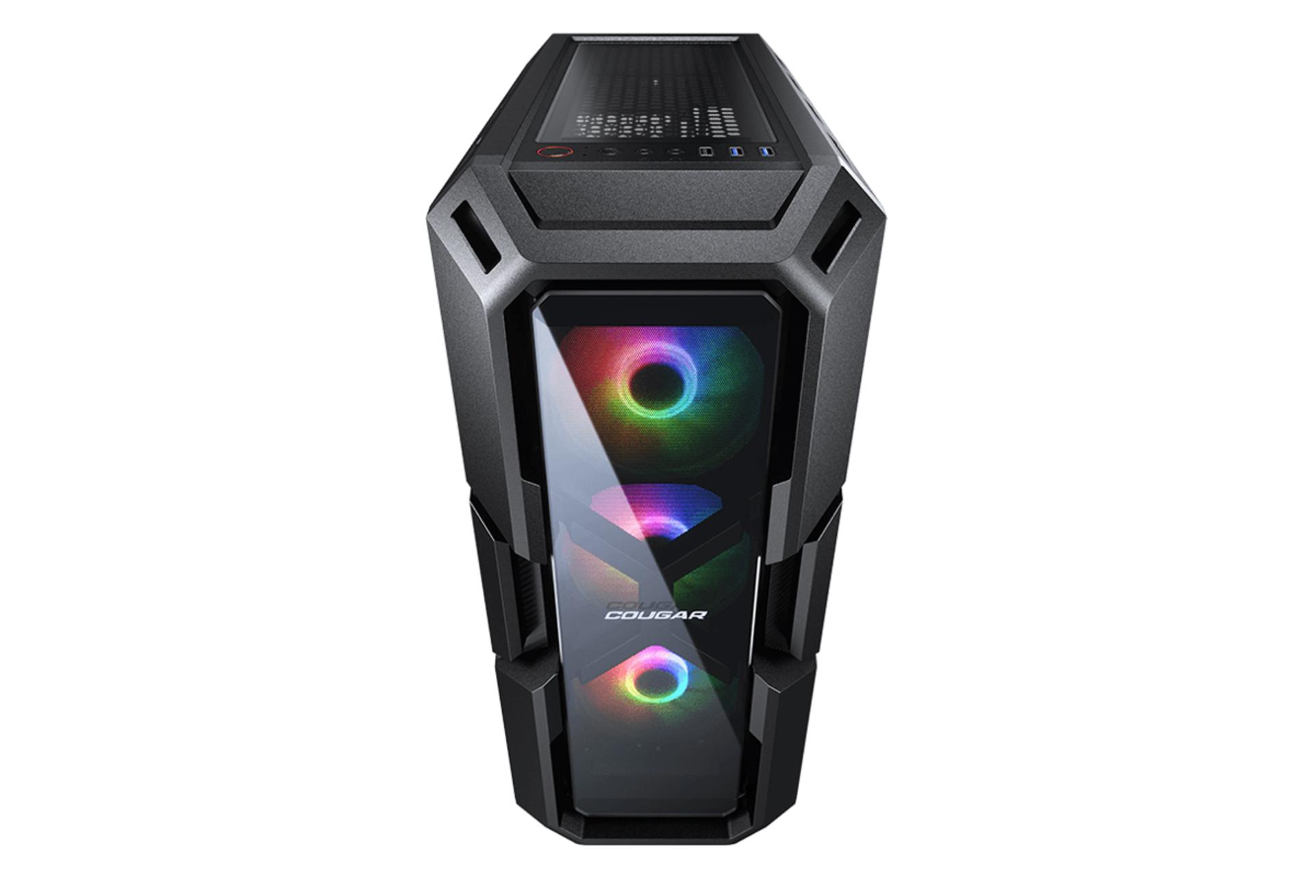 کیس کامپیوتر کوگر COUGAR MX440-G RGB نمای بالا