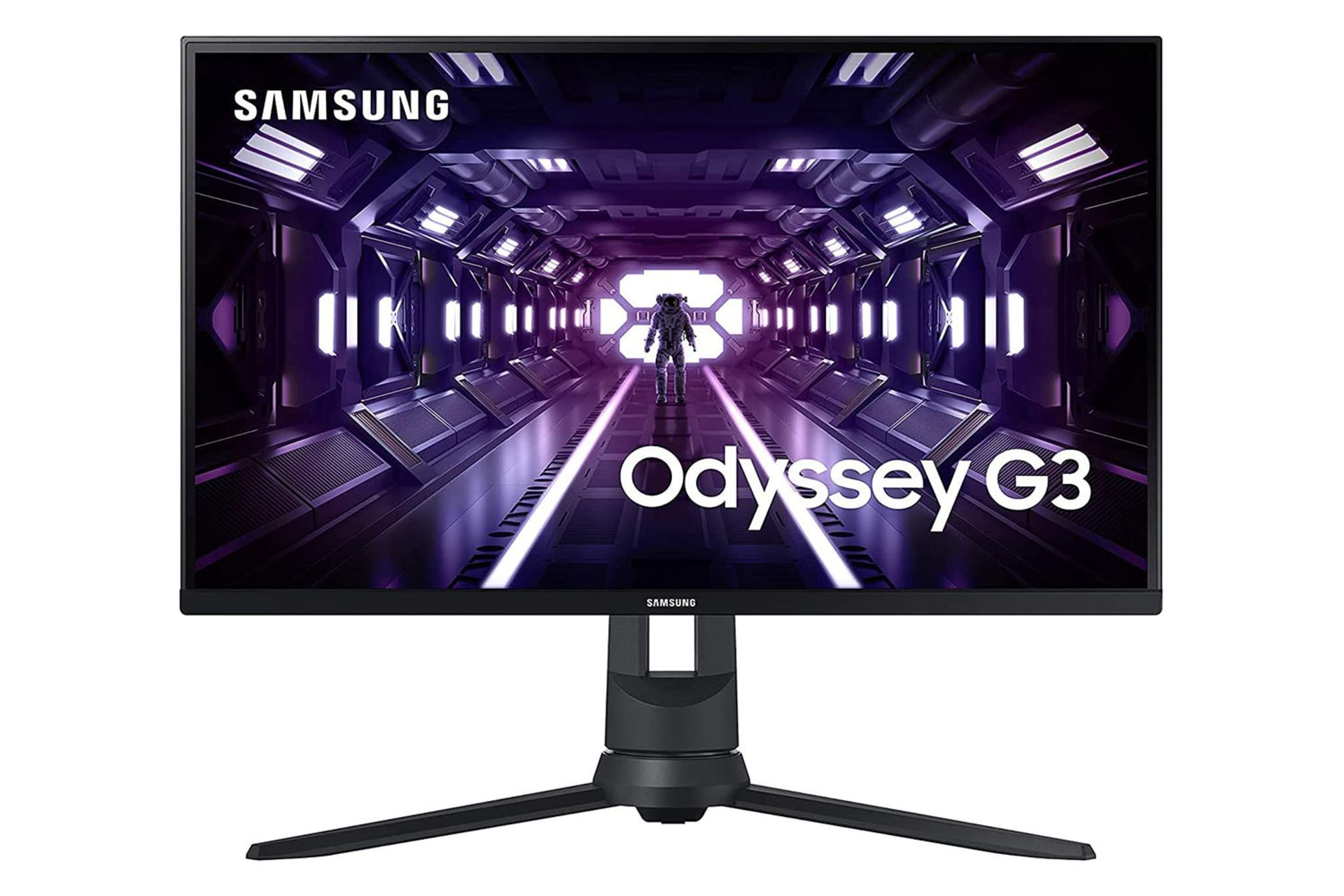 نمای جلوی مانیتور سامسونگ 27 اینچ مدل Odyssey G3 S27AG32 