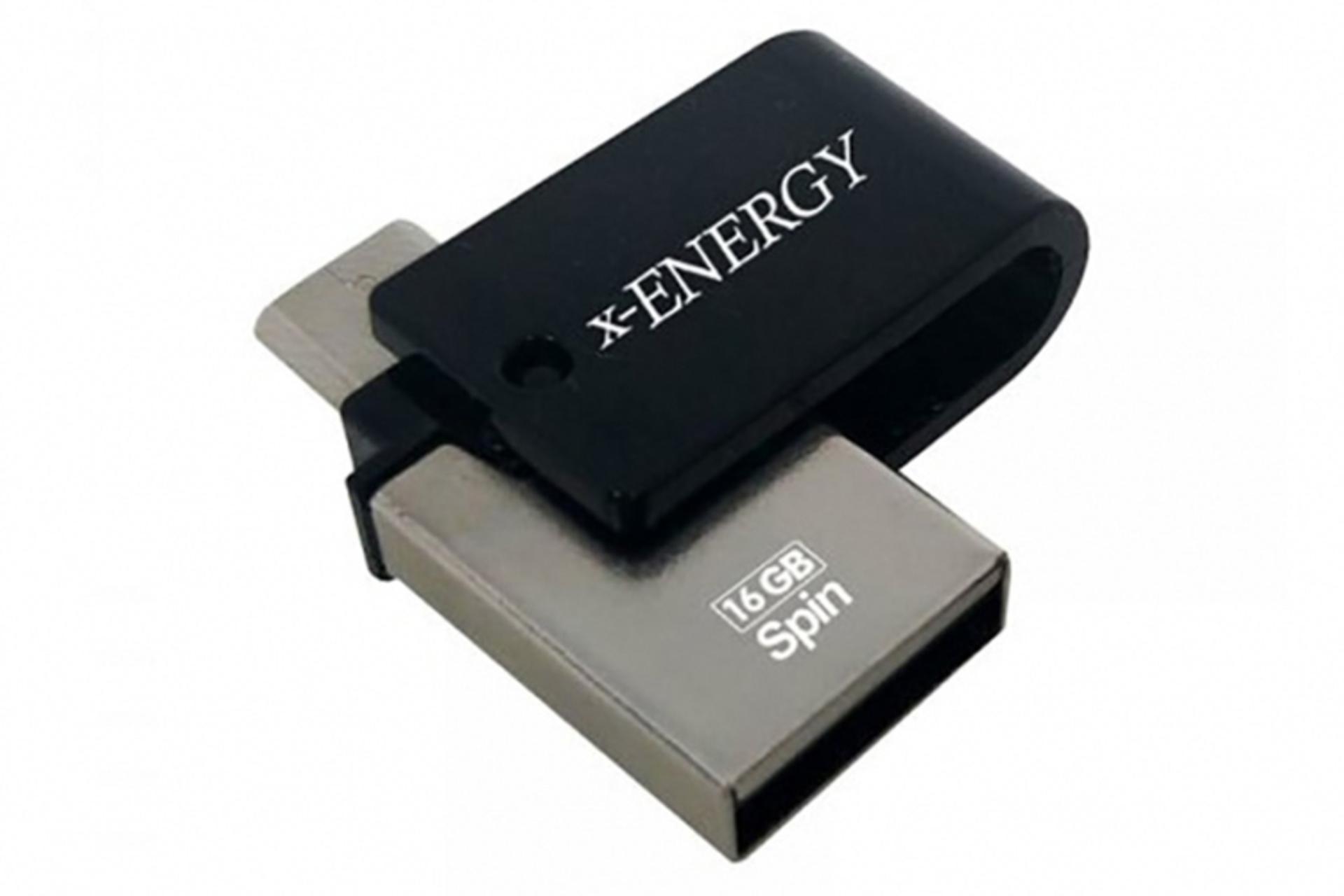 فلش مموری ایکس انرژی مدل SPIN ظرفیت 16 گیگابایت