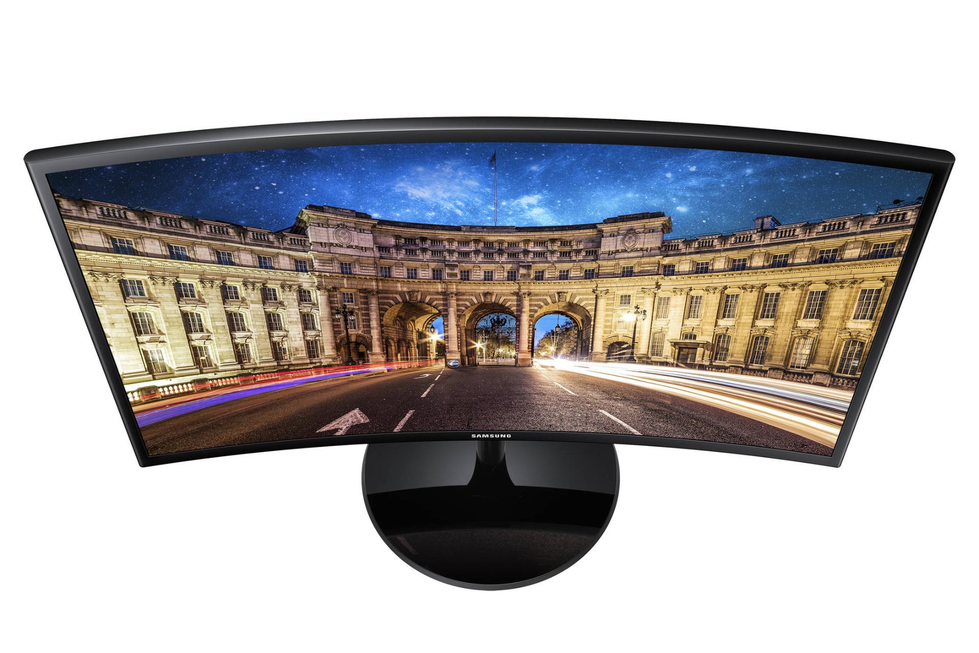 نمای جلو مانیتور سامسونگ 27 اینچ مدل C27F390FHM رنگ مشکی