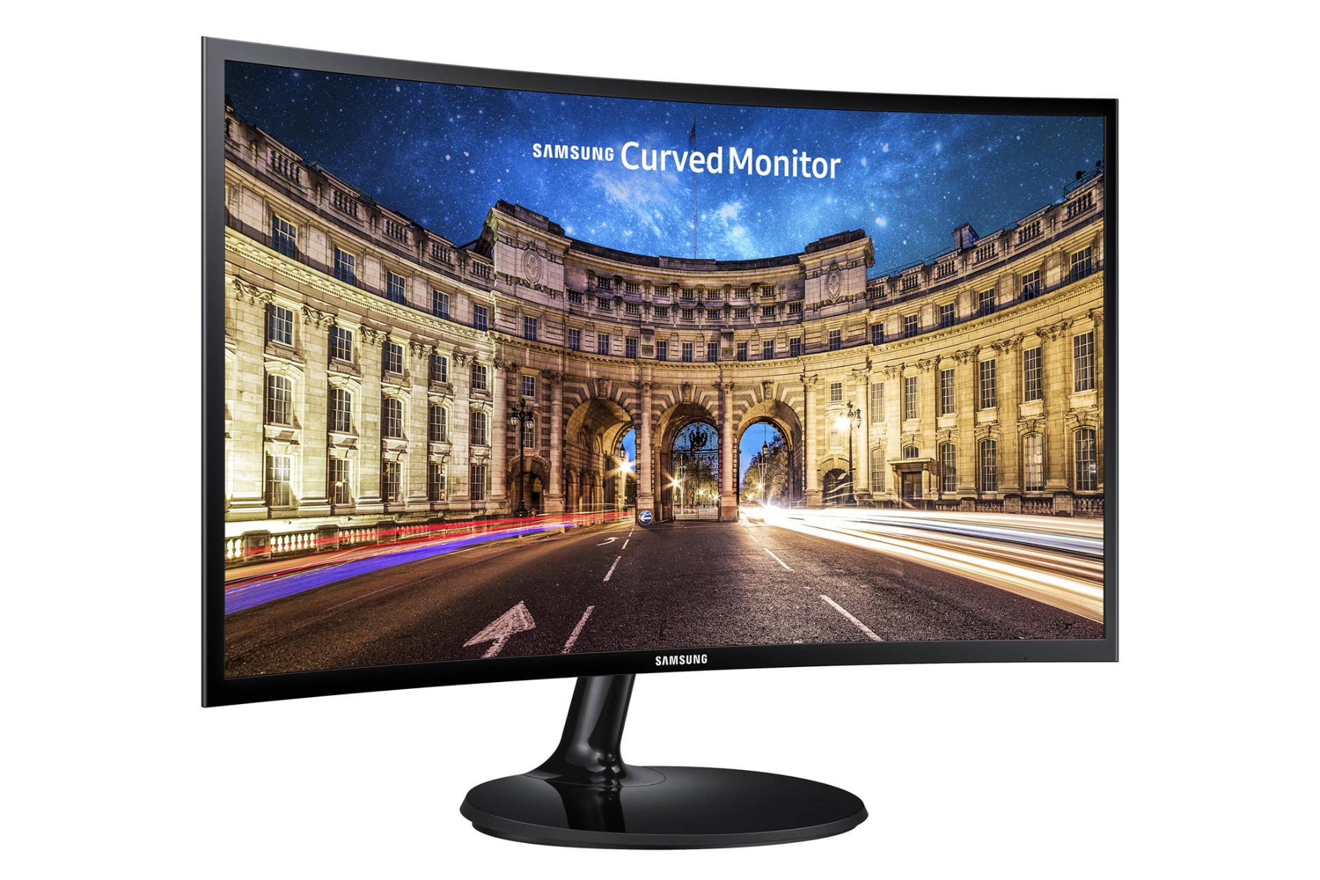 نمای جلو مانیتور سامسونگ 27 اینچ مدل C27F390FHM رنگ مشکی