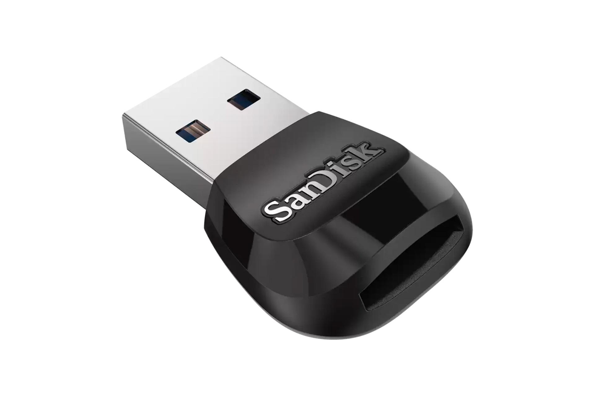 نمای کناری کارت خوان سن دیسک SanDisk MobileMate USB 3.0 Reader