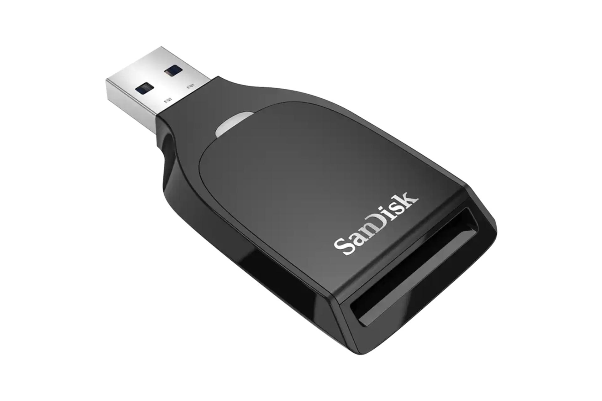 نمای کناری کارت خوان سن دیسک SanDisk SD UHS-I