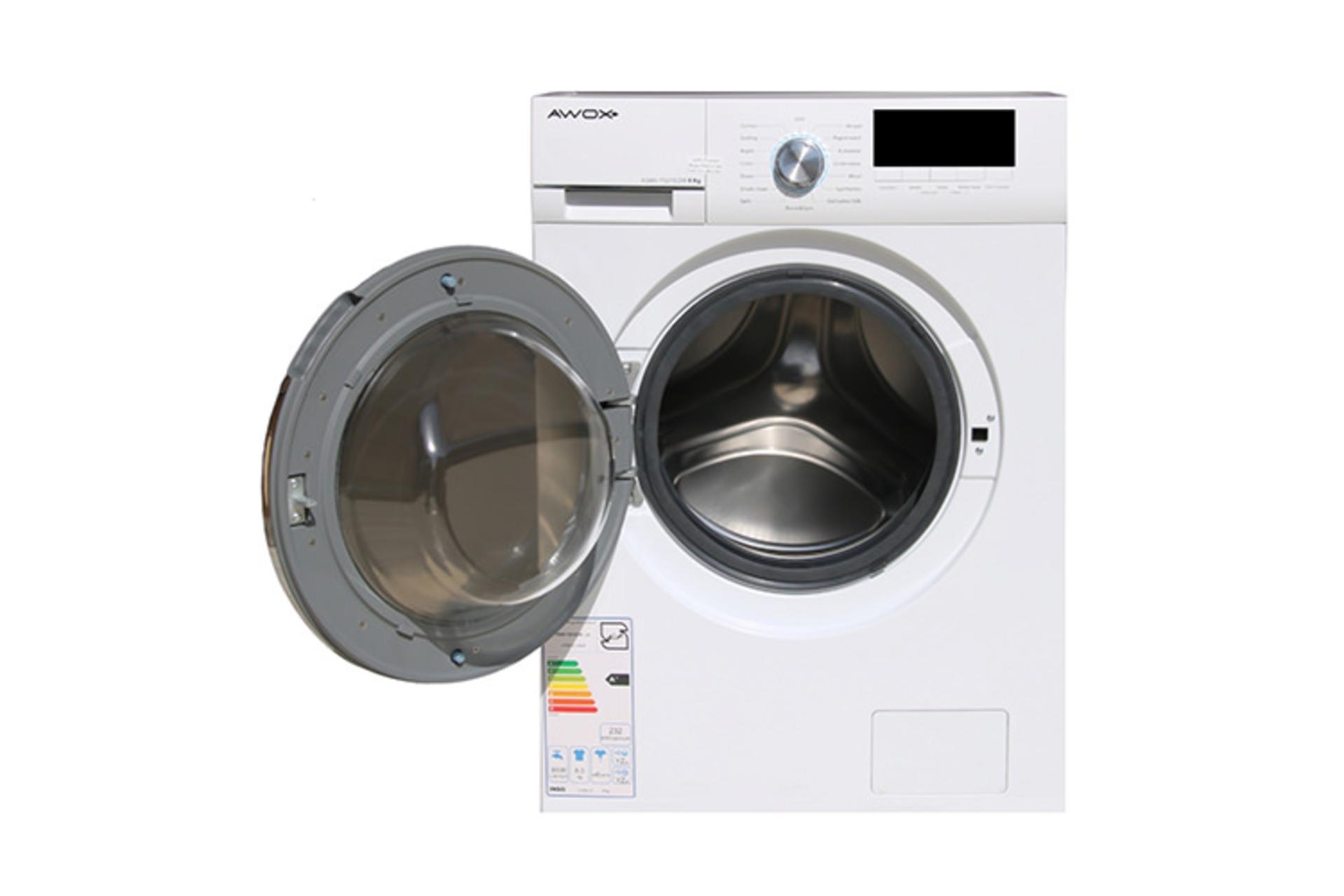 ماشین لباسشویی آوکس Awox x680-7521E2W با درب باز