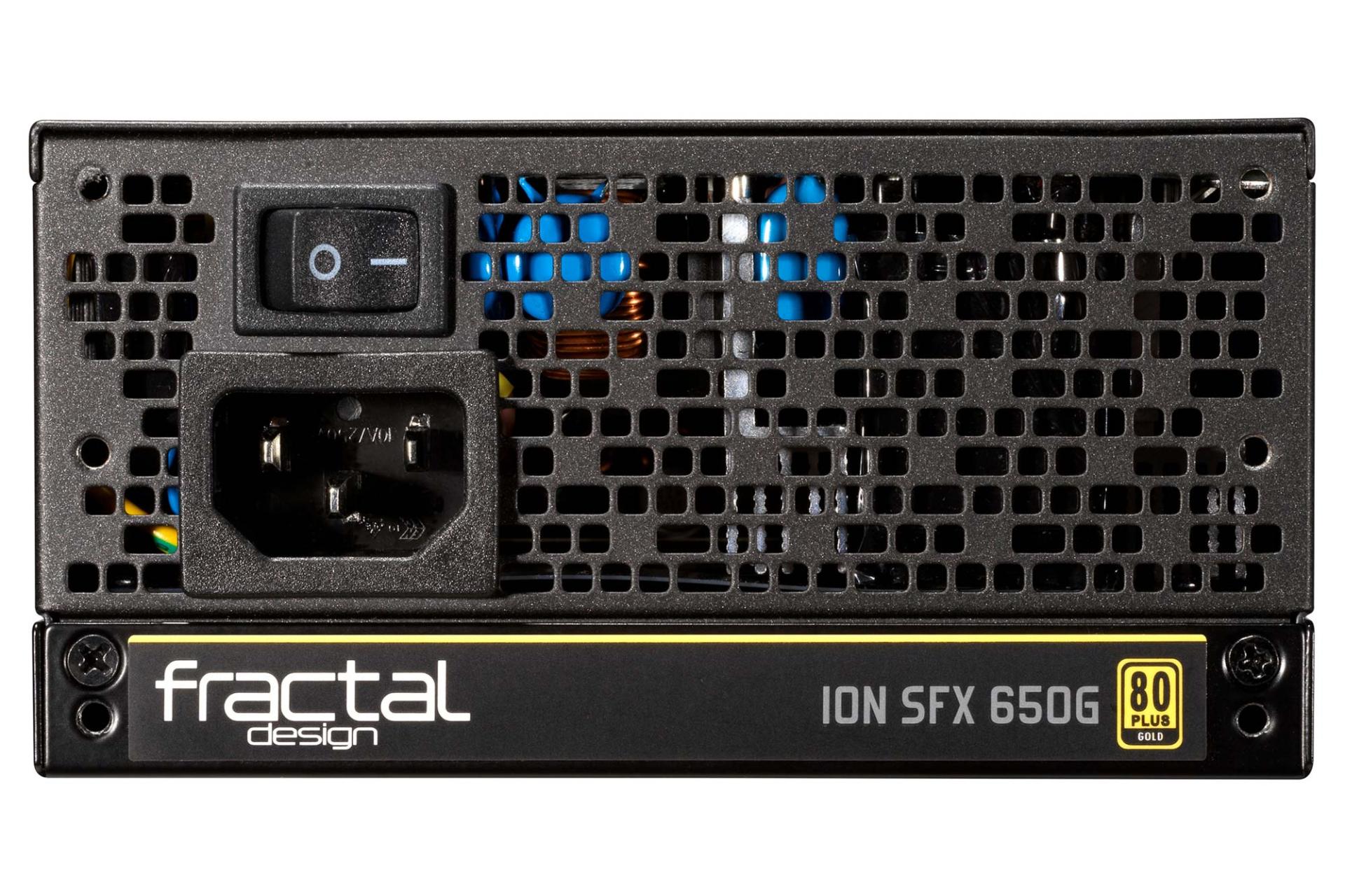 پاور کامپیوتر فرکتال دیزاین Fractal Design Ion SFX-L 650W Gold با توان 650 وات نمای پشت