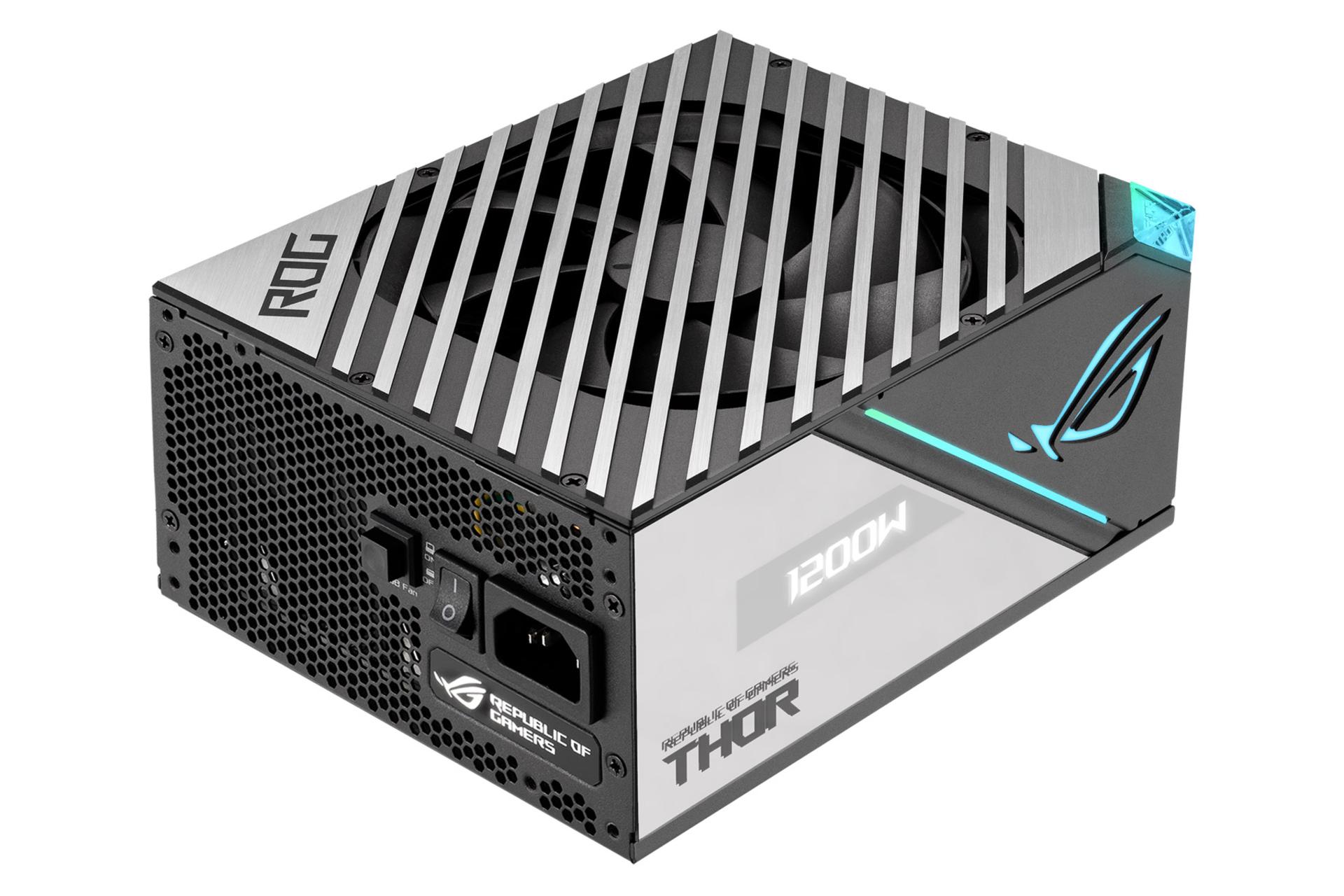 مرجع متخصصين ايران ابعاد پاور كامپيوتر ايسوس ROG-THOR-1200P2-GAMING با توان 1200 وات