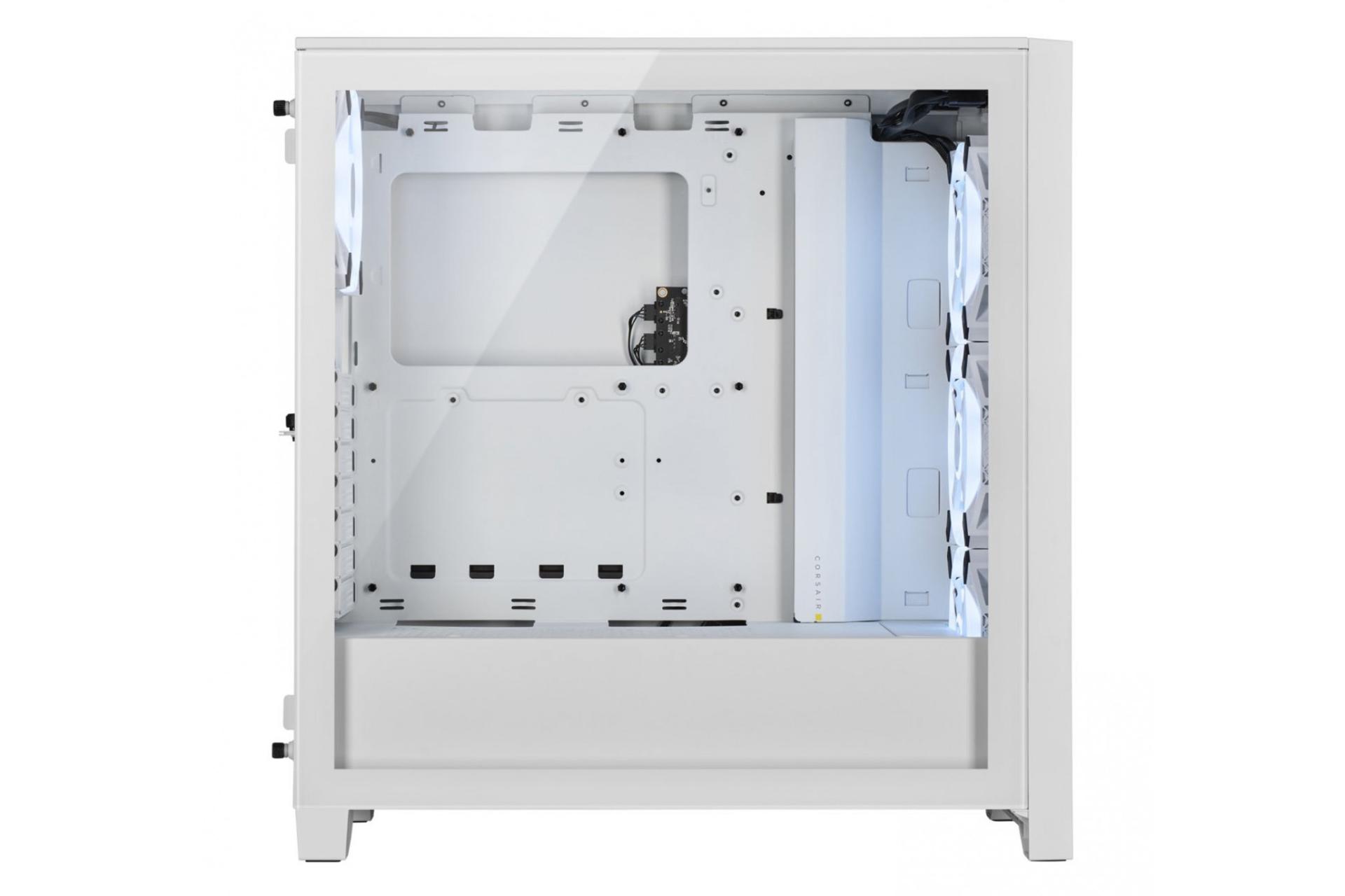 کیس کامپیوتر کورسیر Corsair iCUE 4000D RGB نمای کنار