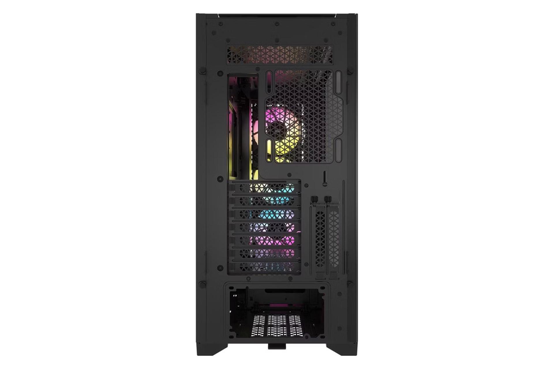 کیس کامپیوتر کورسیر Corsair iCUE 5000D RGB نمای پشت