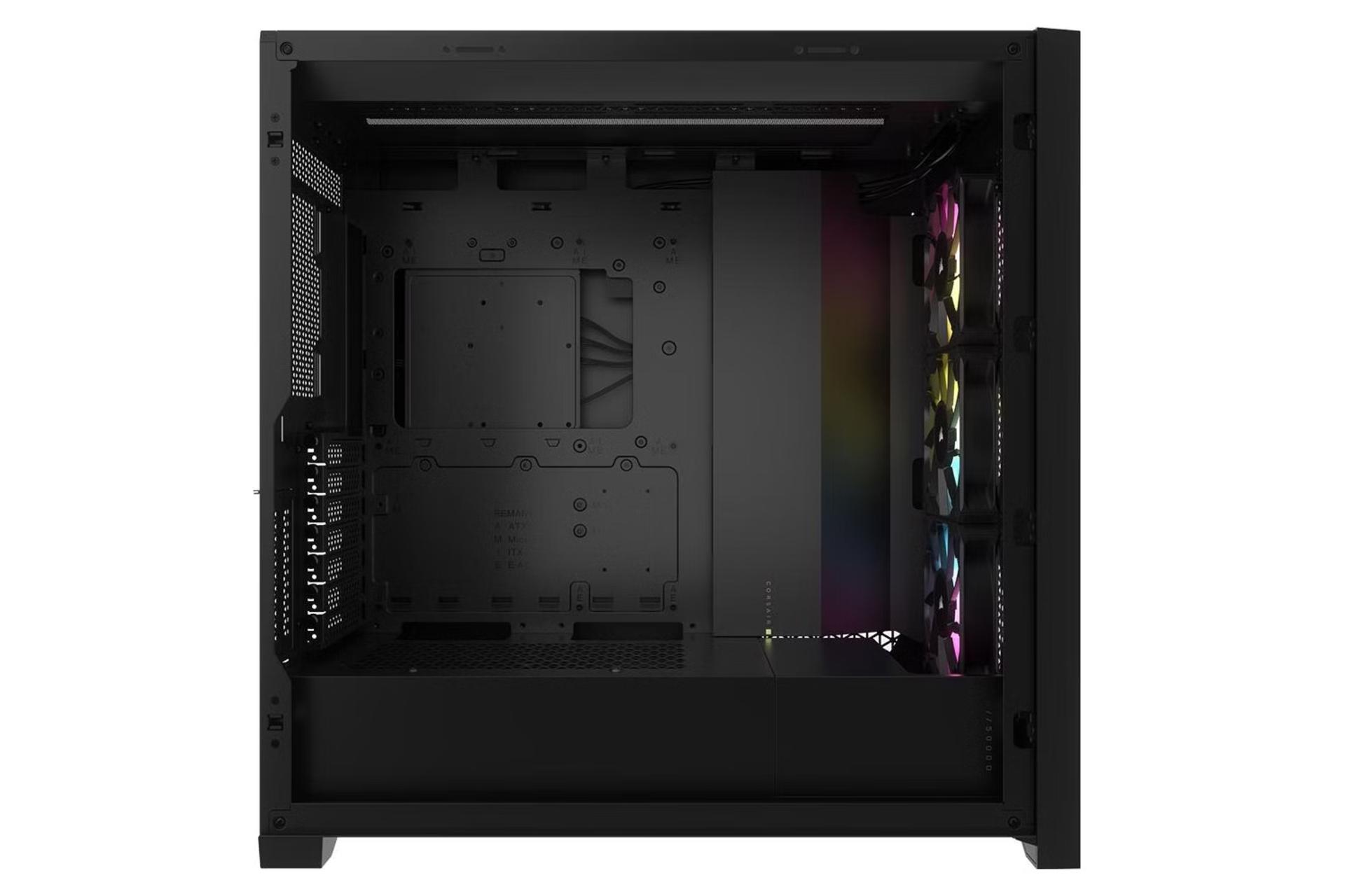 کیس کامپیوتر کورسیر Corsair iCUE 5000D RGB نمای داخل