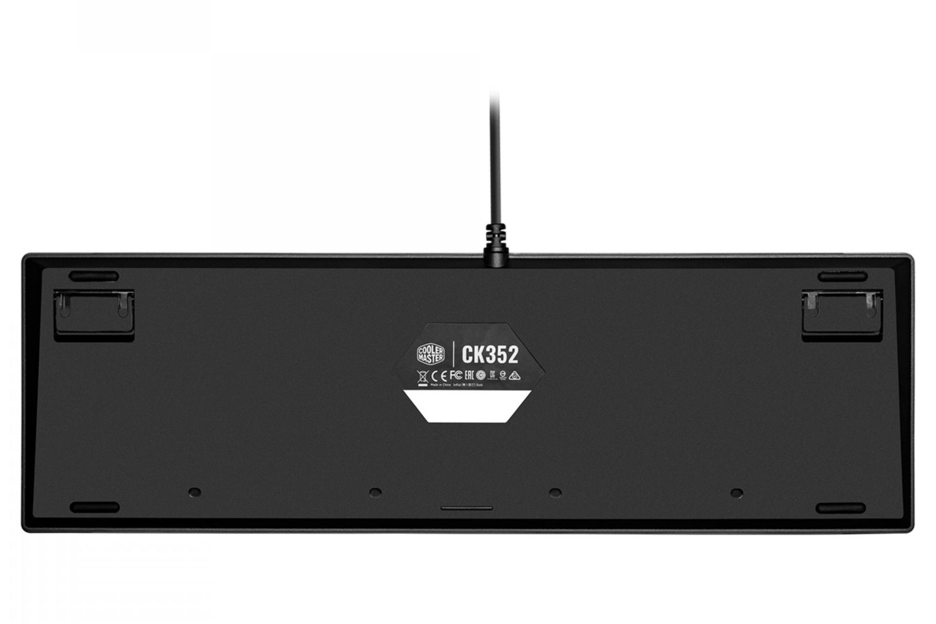 کیبورد کولر مستر CK352 نمای پشت