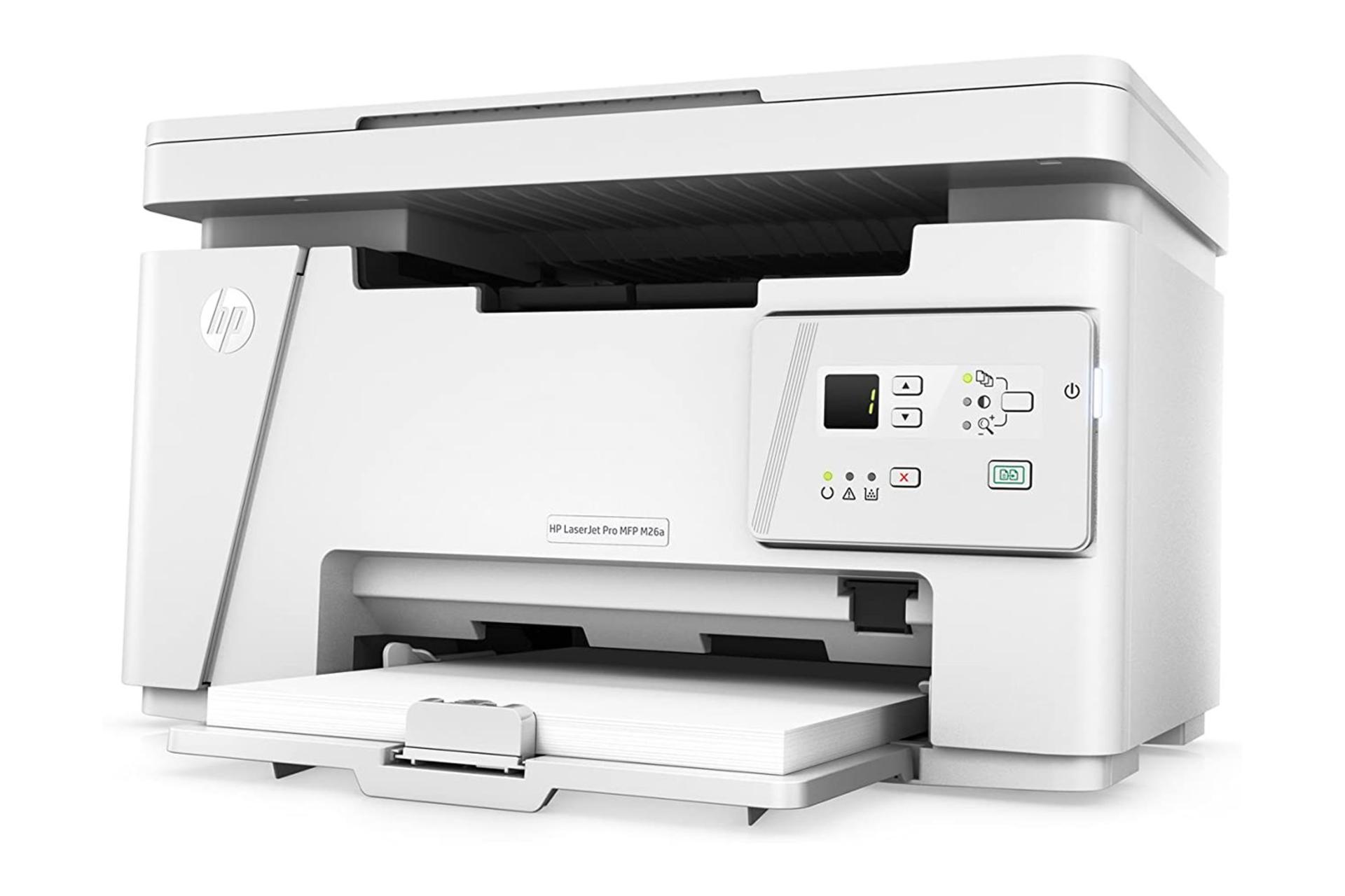 پرینتر اچ پی HP LaserJet Pro MFP M26a نمای جلو