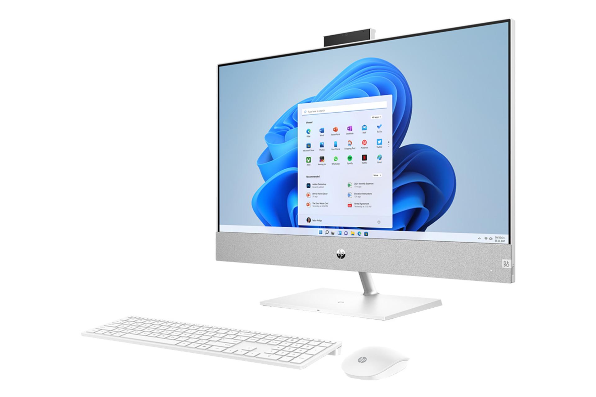 نمای راست کامپیوتر همه کاره All in One HP Pavilion 27 CA1066